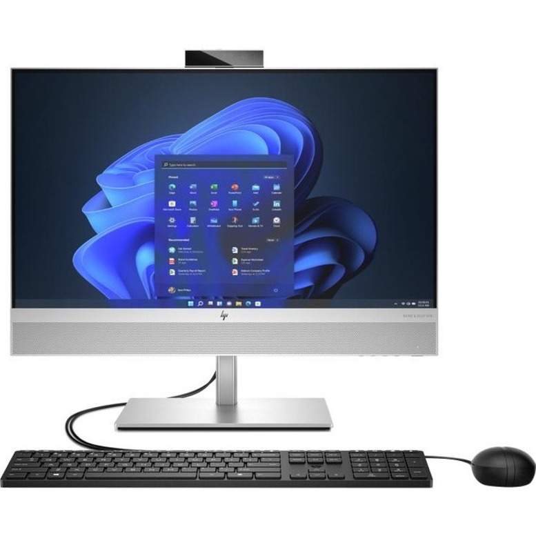 HP EliteOne 840 G9 All-in-One Computer - Intel Core i5 12th Gen i5-12500 - 16 GB - 512 GB SSD - 23.8" Touchscreen - Desktop - Intel Chip — front