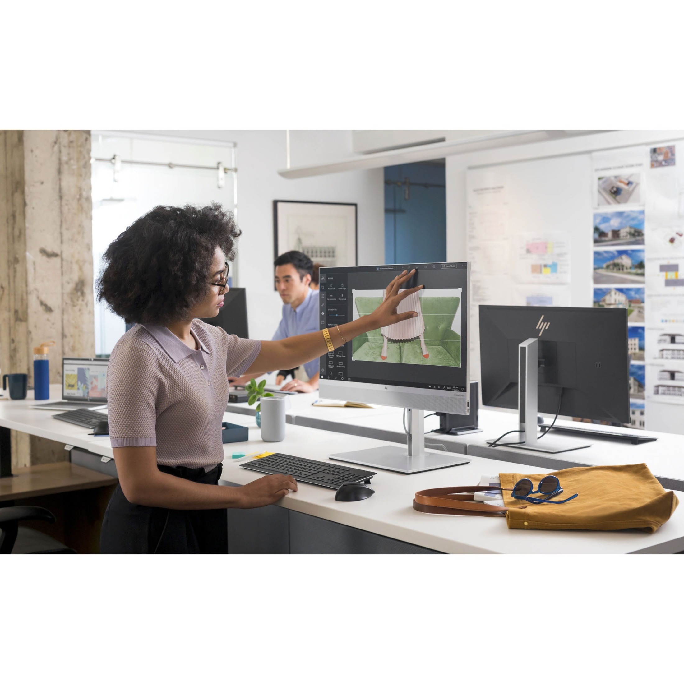 HP EliteOne 800 G6 All-in-One Computer - Intel Core i5 10th Gen i5-10500 - 16 GB - 256 GB SSD - 23.8" Full HD - 1920 x 1080 — alternate image2