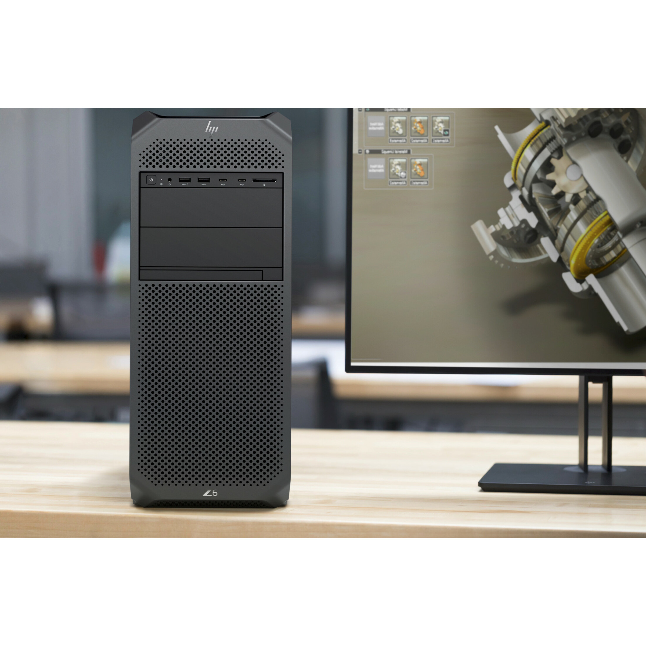 HP Z6 G4 Workstation - Xeon Gold 6128 - vPro Technology - 64 GB - Tower - Black - Intel C622 Chip - Serial ATA Controller - 0, 1, 5, 10 RAID Levels - Intel Optane Memory Ready - Gigabit Ethernet — life style