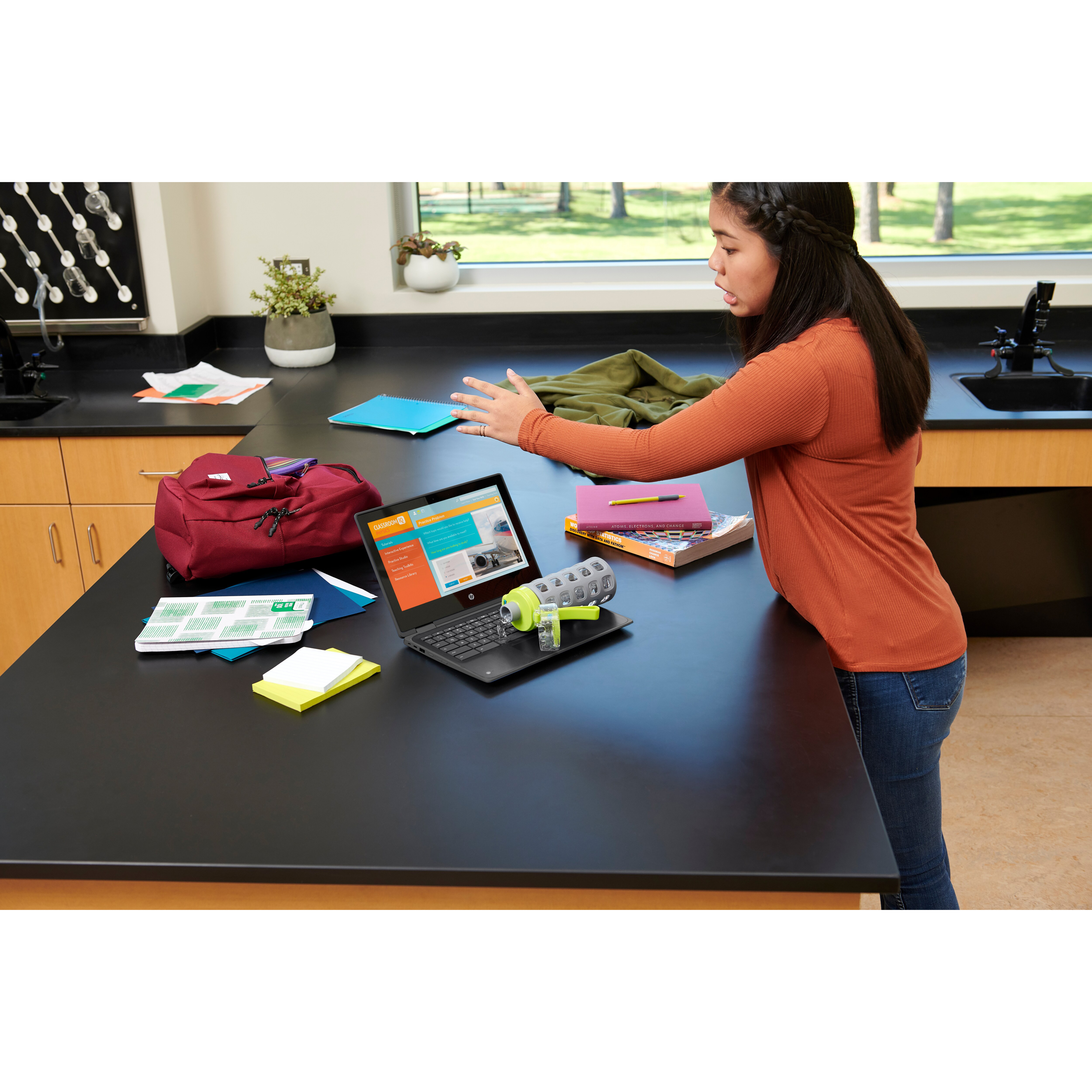 HP Chromebook x360 11 G3 EE 11" Touchscreen Convertible 2 in 1 Chromebook - HD - 60 Hz - Intel Celeron N4120 - 8 GB - 64 GB Flash Memory - Spanish Keyboard - Chalkboard Gray - Intel Chip - 1366 x 768 - ChromeOS - Intel UHD Graphics 600 - In-plane Switching (IPS) Technology, BrightView - Front Camera/Webcam - 13 Hours Battery Run Time - IEEE 802.11a/b/g/n/ac Wireless LAN Standard — life style