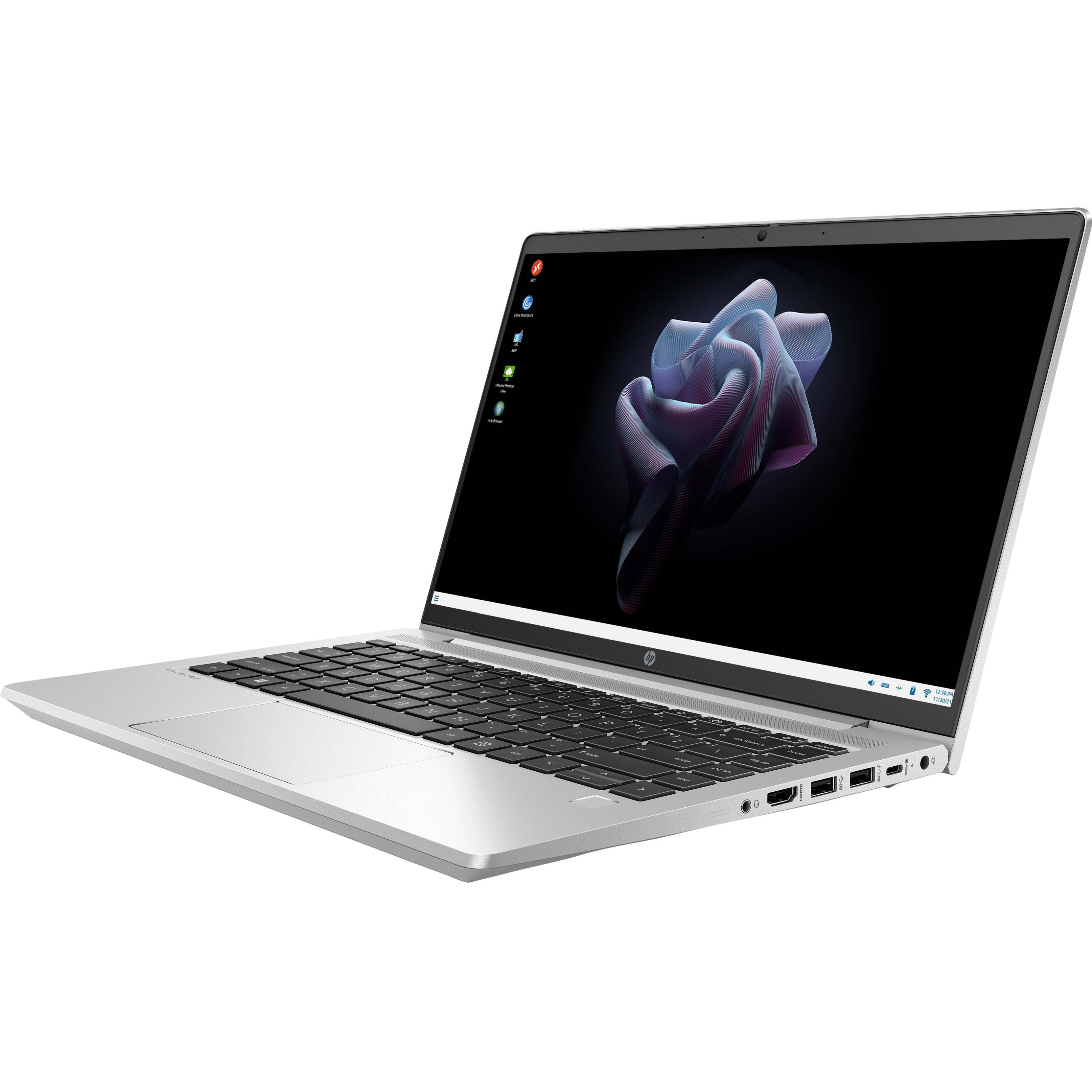 HP Pro mt440 G3 14" Thin Client Notebook - HD - 60 Hz - Intel Celeron 12th Gen 7305 - 8 GB - 256 GB SSD - Intel Chip - 1366 x 768 - ThinPro - Intel UHD Graphics - IEEE 802.11ax Wireless LAN Standard — leftmaximum