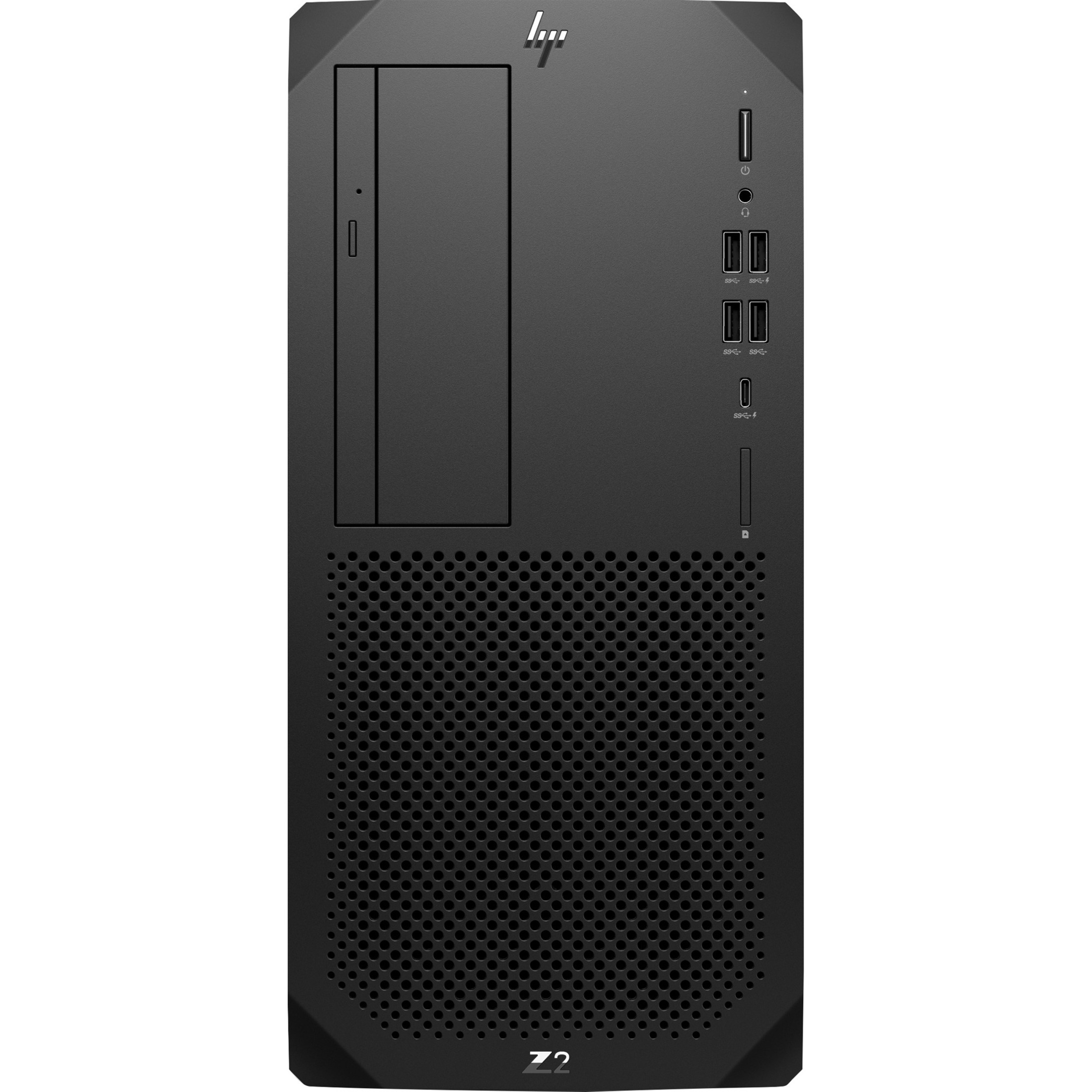 HP Z2 G9 Workstation - 1 Core i7 12th Gen i7-12700 - vPro Technology - 32 GB - Tower - Black - Intel W680 Chip - Serial ATA/600, NVMe Controller - 0, 1 RAID Levels - Gigabit Ethernet — frontmaximum