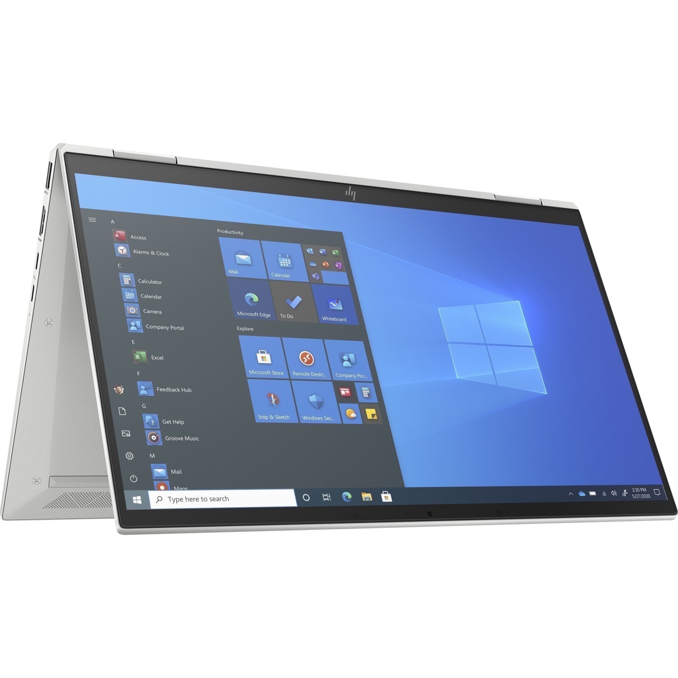 HP EliteBook x360 1040 G8 14" Touchscreen Convertible 2 in 1 Notebook - Intel Core i7 11th Gen i7-1185G7 - vPro Technology - 32 GB - 256 GB SSD - Intel Chip - Intel Iris Xe Graphics - In-plane Switching (IPS) Technology — alternate image2