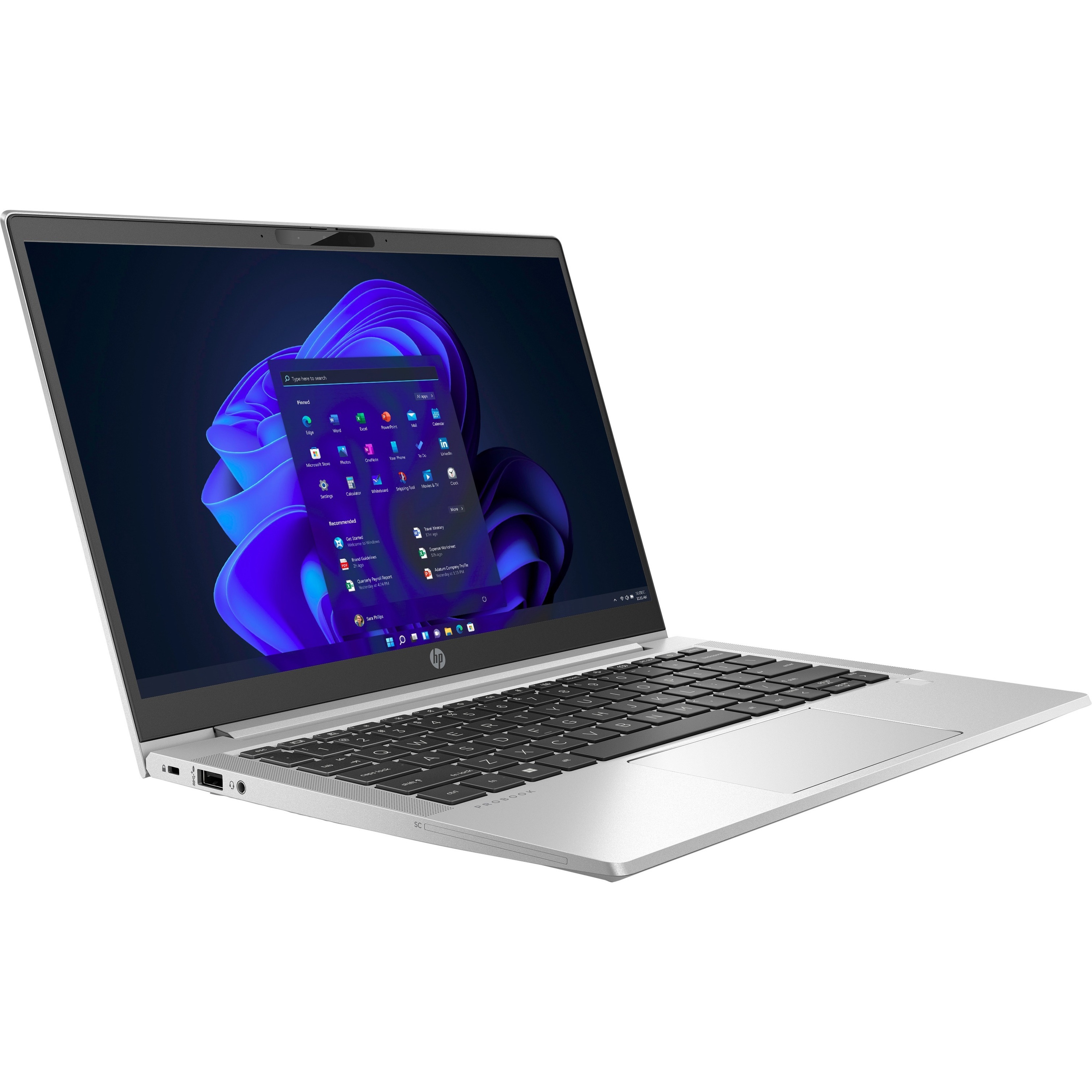 HP ProBook 630 G8 13.3" Notebook - Full HD - 1920 x 1080 - Intel Core i5 11th Gen i5-1145G7 - 16 GB Total RAM - 256 GB SSD - Pike Silver - Intel Chip - Intel Iris Xe Graphics - In-plane Switching (IPS) Technology — alternate image3