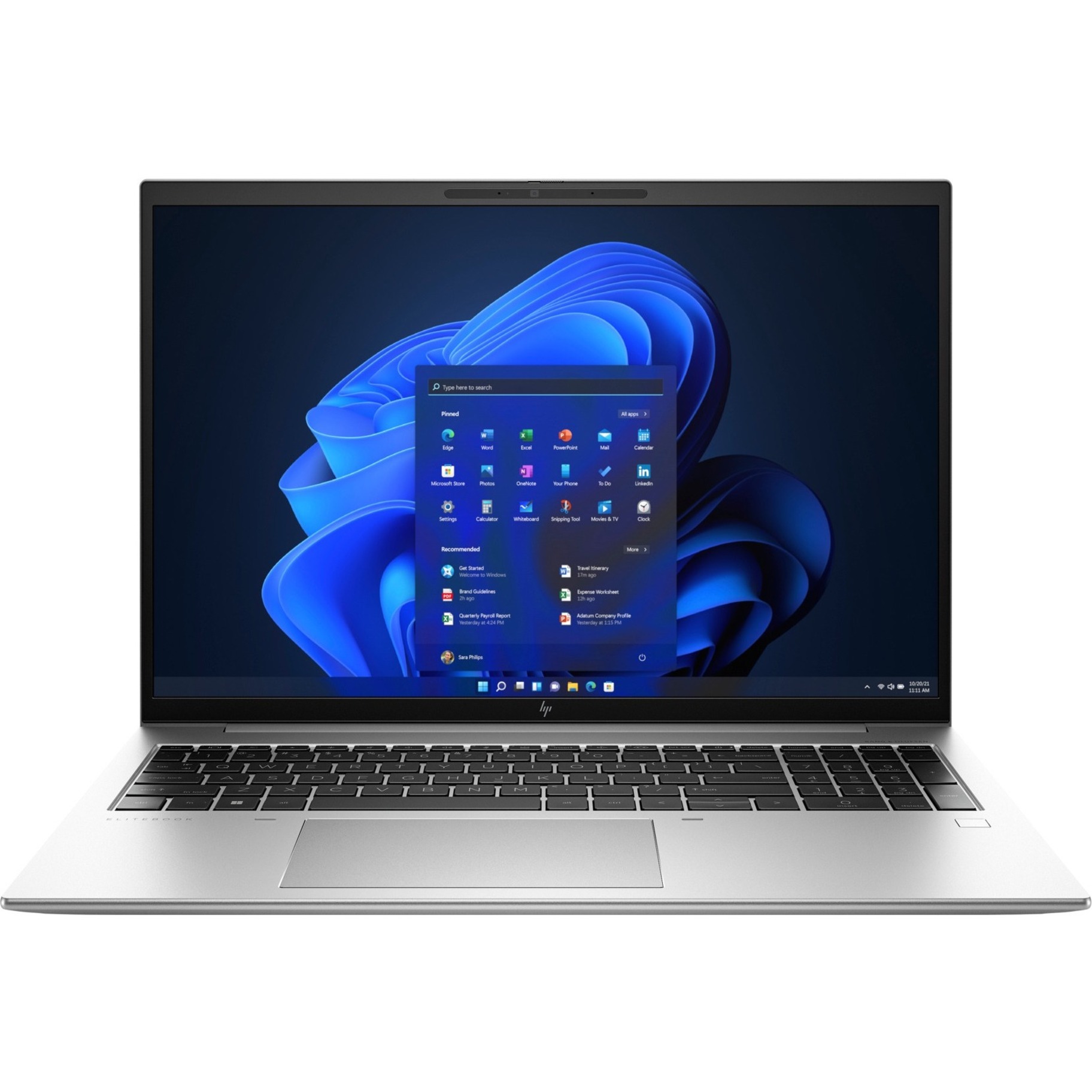HP EliteBook 830 G9 13.3" Notebook - WUXGA - 60 Hz - Intel Core i5 12th Gen i5-1235U - vPro Technology - 16 GB - 512 GB SSD - Intel Chip - 1920 x 1200 - Intel Iris Xe Graphics - In-plane Switching (IPS) Technology — front
