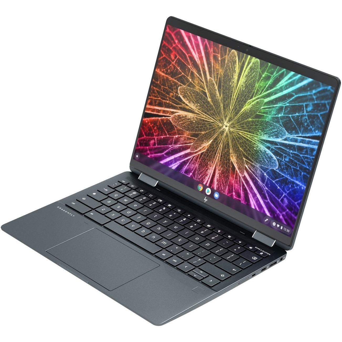 HP Elite Dragonfly 13.5" Convertible 2 in 1 Chromebook - WUXGA+ - Intel Core i5 12th Gen i5-1245U - vPro Technology - 8 GB - 256 GB SSD - English Keyboard - Smart Buy - Intel Chip - 1920 x 1280 - ChromeOS - Intel Iris Xe Graphics - In-plane Switching (IPS) Technology, Sure View - Front Camera/Webcam - IEEE 802.11ax Wireless LAN Standard — alternate image10