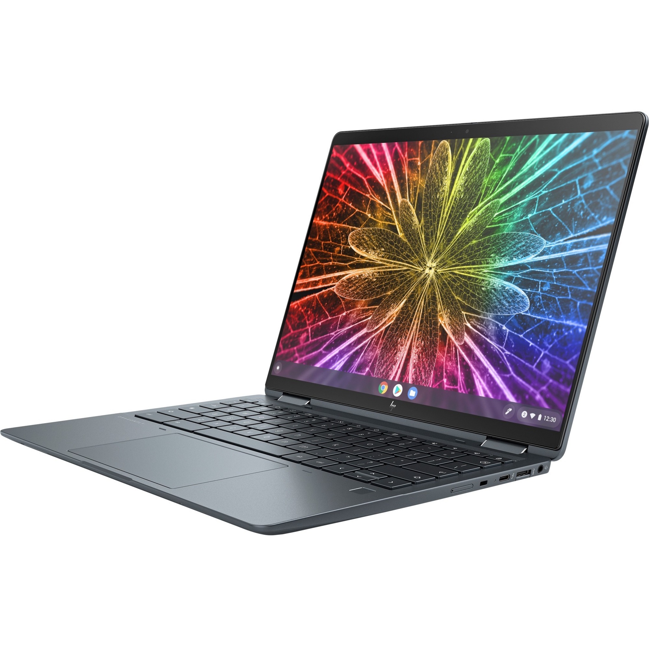 HP Elite Dragonfly 13.5" Convertible 2 in 1 Chromebook - WUXGA+ - Intel Core i5 12th Gen i5-1245U - vPro Technology - 8 GB - 256 GB SSD - English Keyboard - Smart Buy - Intel Chip - 1920 x 1280 - ChromeOS - Intel Iris Xe Graphics - In-plane Switching (IPS) Technology, Sure View - Front Camera/Webcam - IEEE 802.11ax Wireless LAN Standard — alternate image2