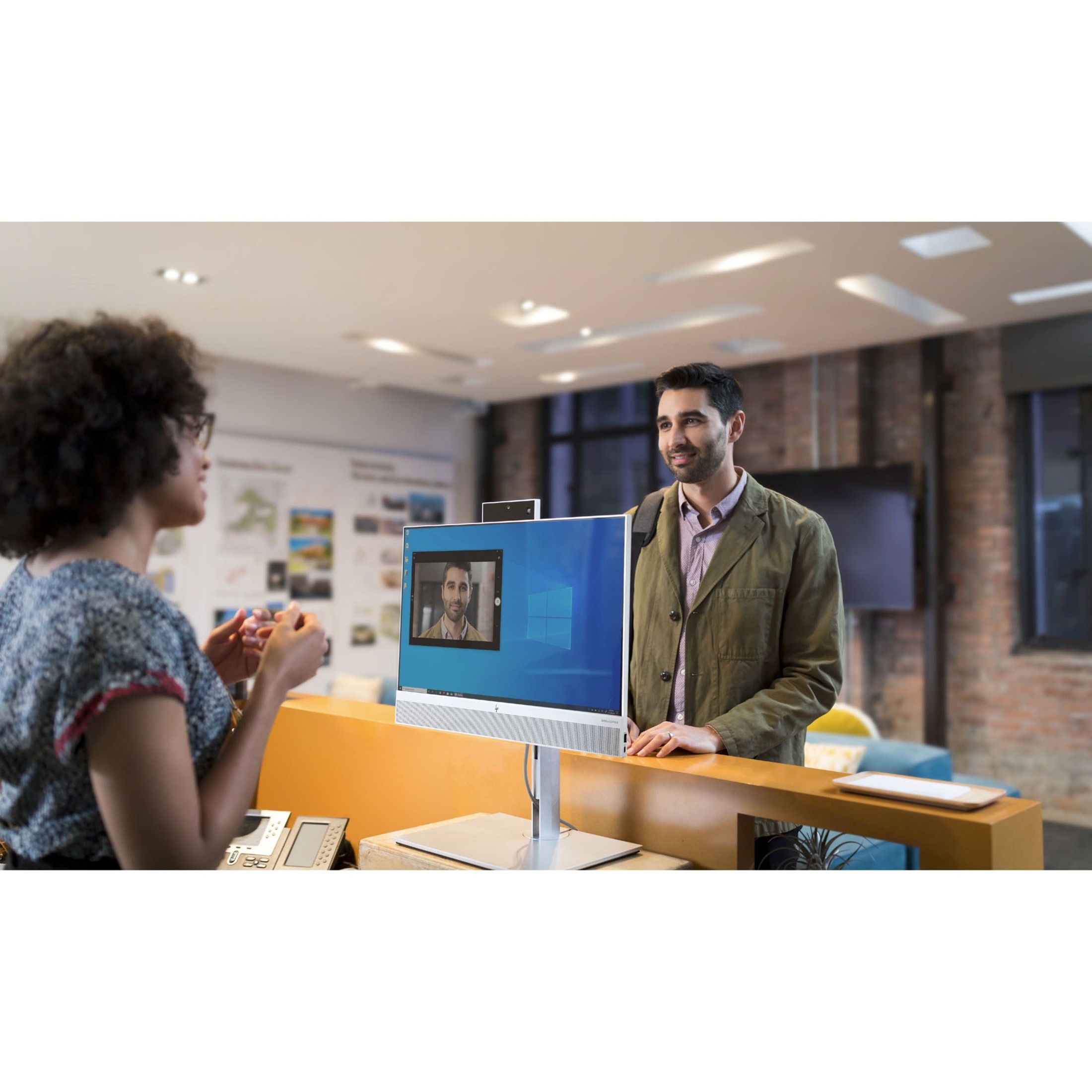 HP EliteOne 800 G6 All-in-One Computer - Intel Core i5 10th Gen i5-10500 - 16 GB - 256 GB SSD - 23.8" Full HD - 1920 x 1080 — alternate image1