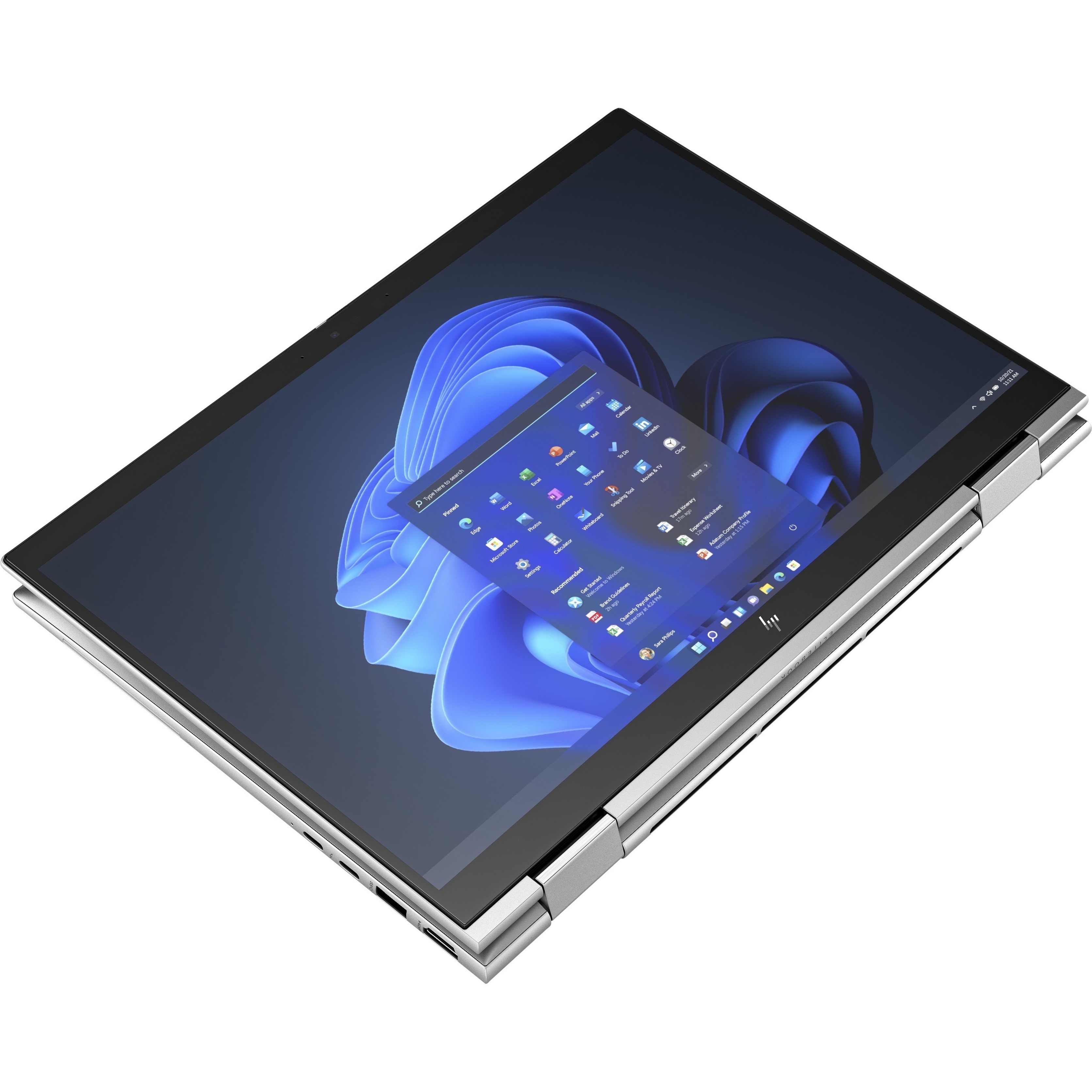 HP Elite x360 830 G9 13.3" Touchscreen Convertible 2 in 1 Notebook - WUXGA - Intel Core i5 12th Gen i5-1245U - vPro Technology - 16 GB - 256 GB SSD - Intel Chip - 1920 x 1200 - Intel Iris Xe Graphics - In-plane Switching (IPS) Technology - IEEE 802.11ax Wireless LAN Standard — alternate image3