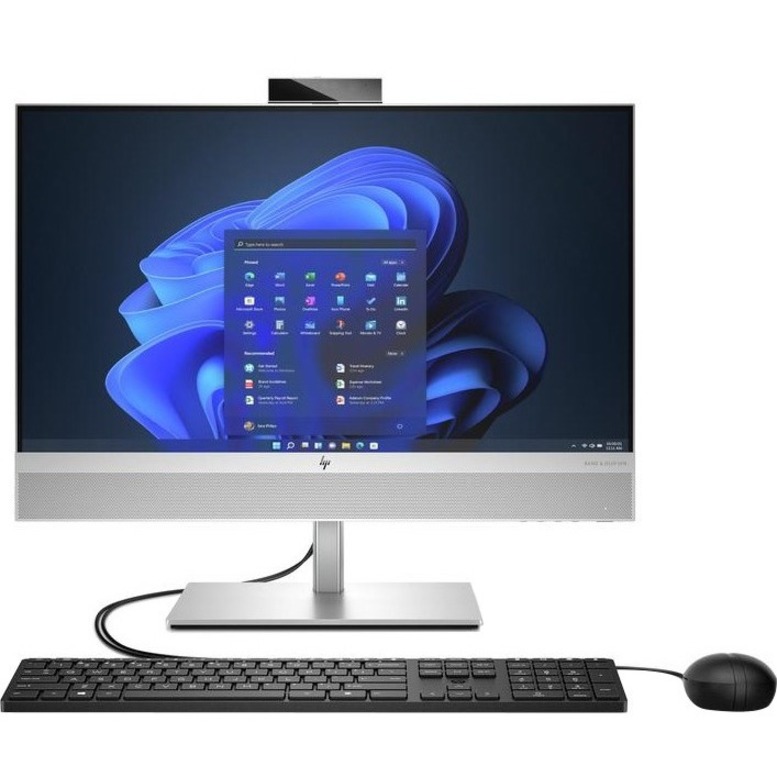 HP EliteOne 840 G9 All-in-One Computer - Intel Core i7 12th Gen i7-12700 - 16 GB - 512 GB SSD - 23.8" Touchscreen - Desktop - Intel Chip — front