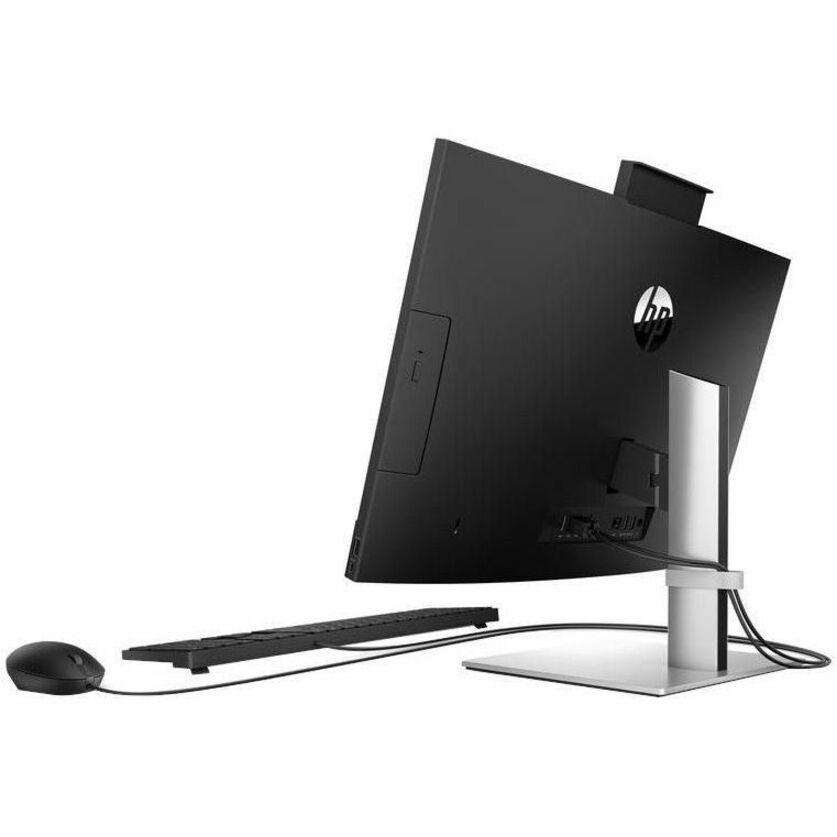 HP ProOne 440 G9 All-in-One Computer - Intel Core i7 12th Gen i7-12700 - vPro Technology - 16 GB - 256 GB PCI Express NVMe SSD - 23.8" Full HD - Desktop - Intel Q670 Chip - 1920 x 1080 - Intel UHD Graphics 770 DDR4 SDRAM — rearmaximum