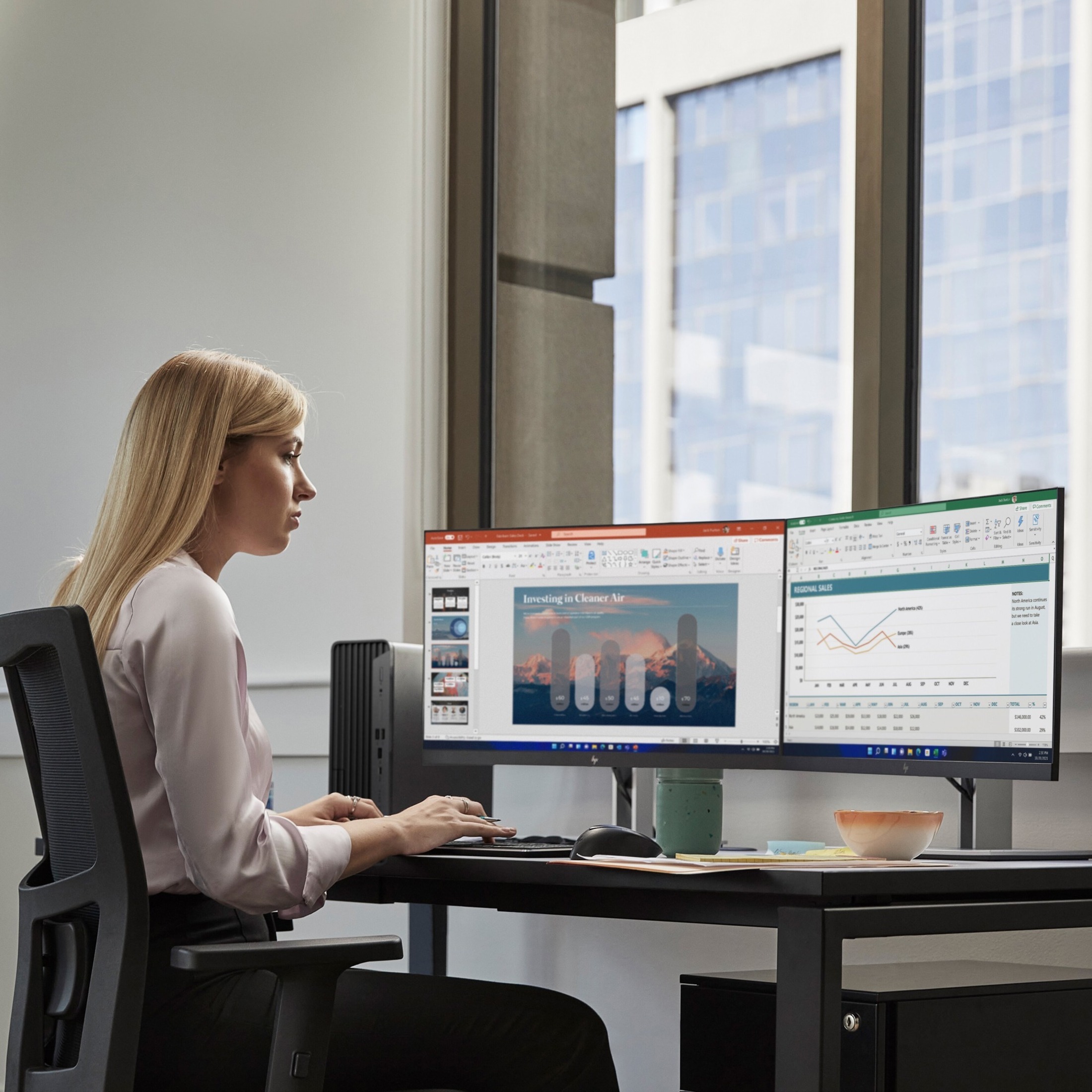 HP Pro SFF 400 G9 Desktop Computer - Intel Core i5 12th Gen i5-12500 - 32 GB - 512 GB PCI Express NVMe SSD - Small Form Factor - Intel Q670 Chip — alternate image1