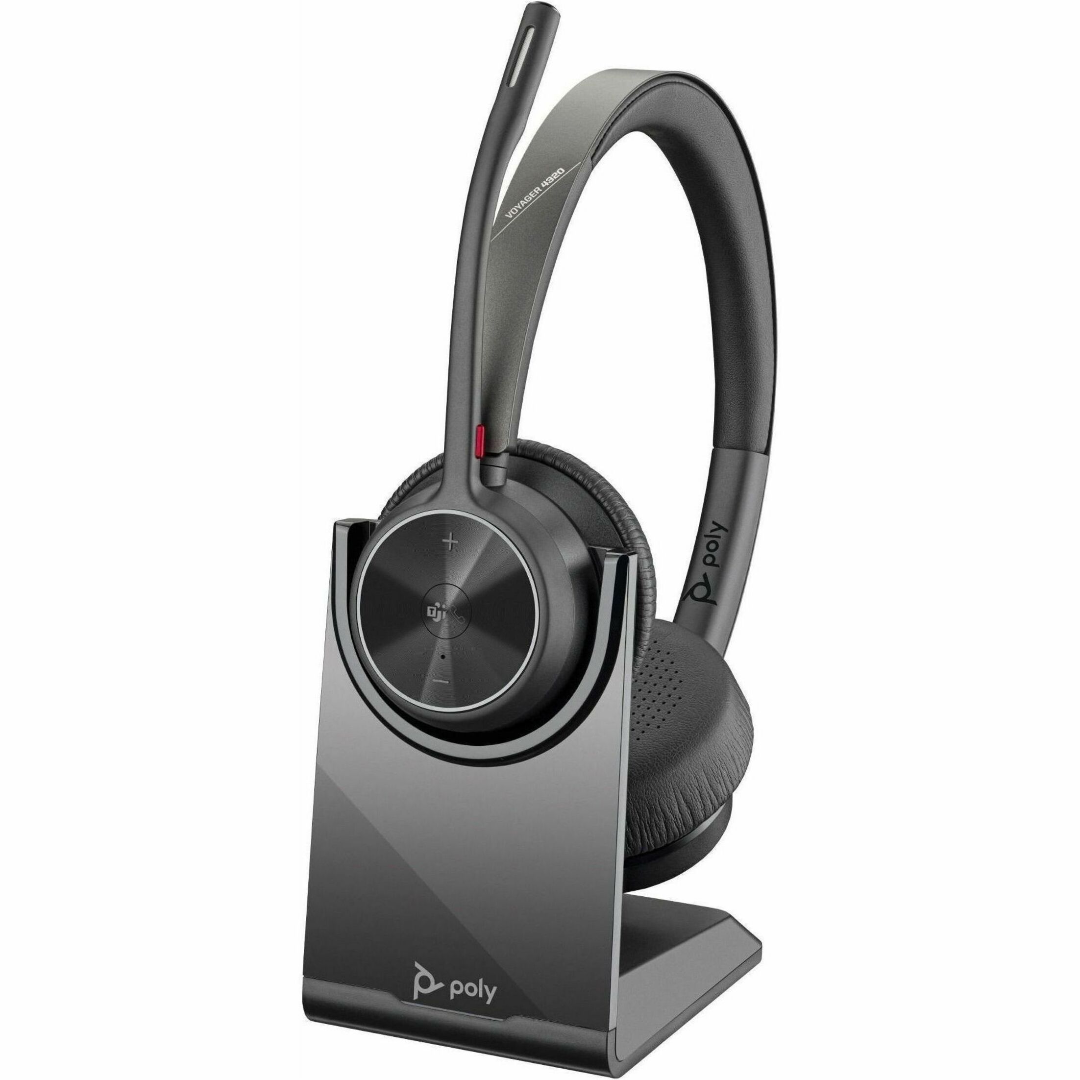 Poly Voyager 4320 Microsoft Teams Certified Headset + BT700 Dongle + Charging…