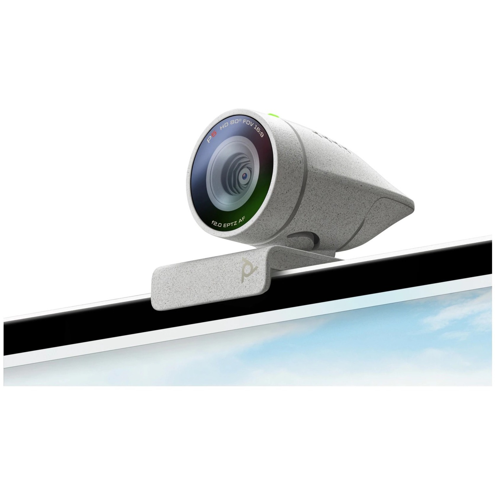 HP/Poly Webcam - 4K MP - 30 FPS - USB-A - 1920 x 1080 Video - Auto-focus - 80° Angle - Clamp, Tripod Mount - 4x Digital Zoom - Microphone - Monitor — alternate image2