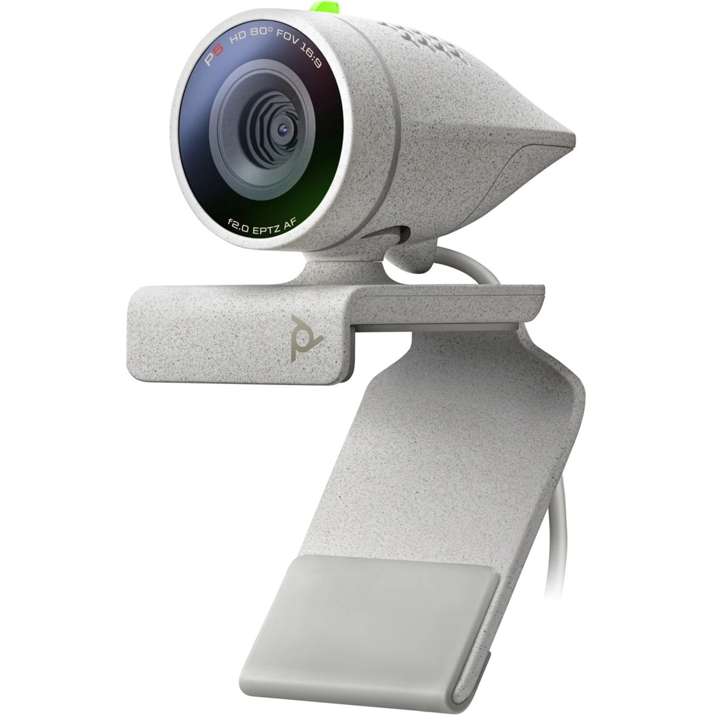 HP/Poly Webcam - 4K MP - 30 FPS - USB-A - 1920 x 1080 Video - Auto-focus - 80° Angle - Clamp, Tripod Mount - 4x Digital Zoom - Microphone - Monitor — left