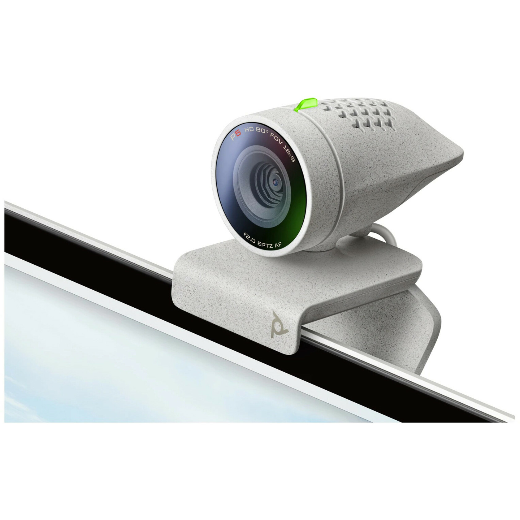 HP/Poly Webcam - 4K MP - 30 FPS - USB-A - 1920 x 1080 Video - Auto-focus - 80° Angle - Clamp, Tripod Mount - 4x Digital Zoom - Microphone - Monitor — life style
