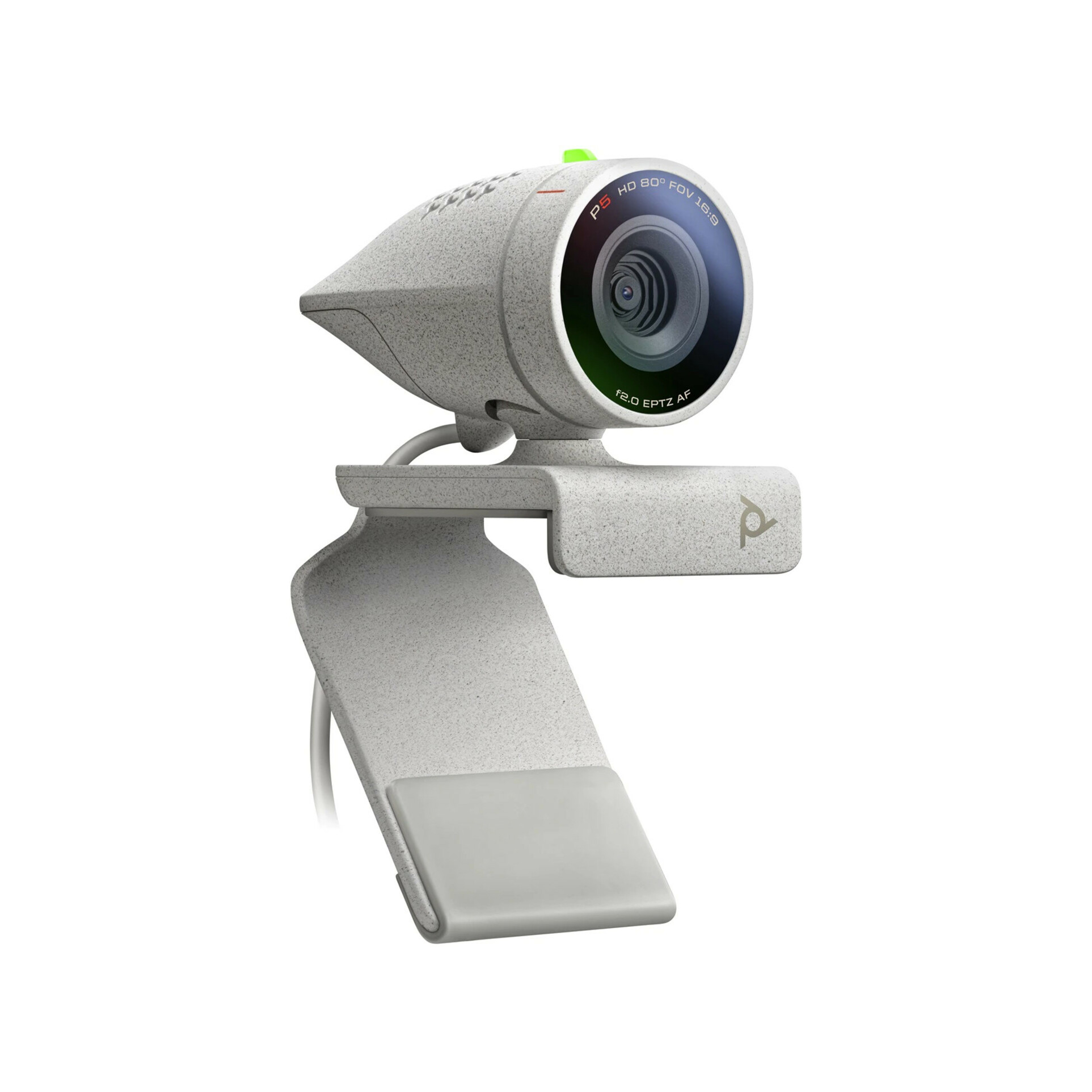 HP/Poly Webcam - 4K MP - 30 FPS - USB-A - 1920 x 1080 Video - Auto-focus - 80° Angle - Clamp, Tripod Mount - 4x Digital Zoom - Microphone - Monitor