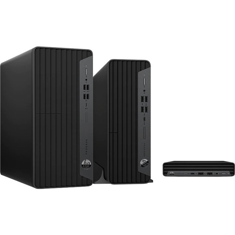 HP Business Desktop ProDesk 600 G6 Desktop Computer - Intel Core i5 10th Gen i5-10500T - vPro Technology - 8 GB - 256 GB SSD - Desktop Mini — alternate image1