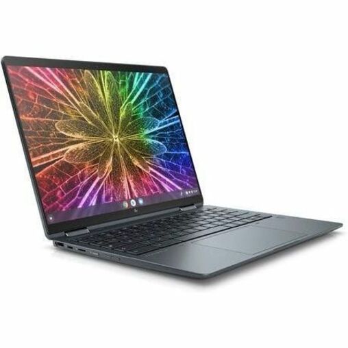 HP Elite Dragonfly 13.5" Convertible 2 in 1 Chromebook - WUXGA+ - Intel Core i5 12th Gen i5-1245U - vPro Technology - Intel Evo Platform - 8 GB - 256 GB SSD - Bilingual Keyboard - Slate Blue - Smart Buy - Intel Chip - 1920 x 1280 - ChromeOS - Intel Iris Xe Graphics - Sure View, In-plane Switching (IPS) Technology, BrightView - Front Camera/Webcam - 10 Hours Battery Run Time - IEEE 802.11ax Wireless LAN Standard — alternate image1