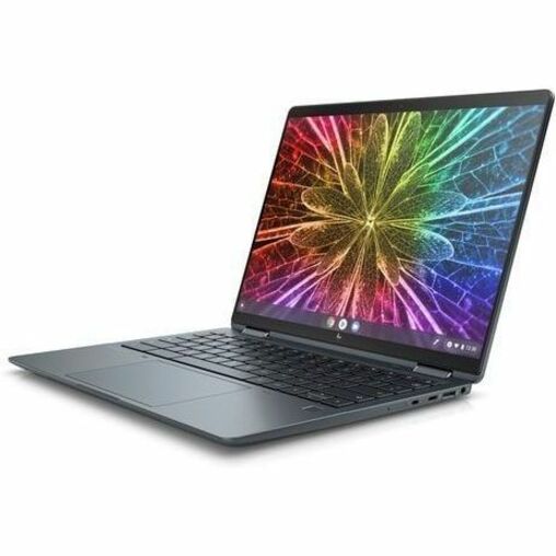 HP Elite Dragonfly 13.5" Convertible 2 in 1 Chromebook - WUXGA+ - Intel Core i5 12th Gen i5-1245U - vPro Technology - Intel Evo Platform - 8 GB - 256 GB SSD - Bilingual Keyboard - Slate Blue - Smart Buy - Intel Chip - 1920 x 1280 - ChromeOS - Intel Iris Xe Graphics - Sure View, In-plane Switching (IPS) Technology, BrightView - Front Camera/Webcam - 10 Hours Battery Run Time - IEEE 802.11ax Wireless LAN Standard — alternate image4