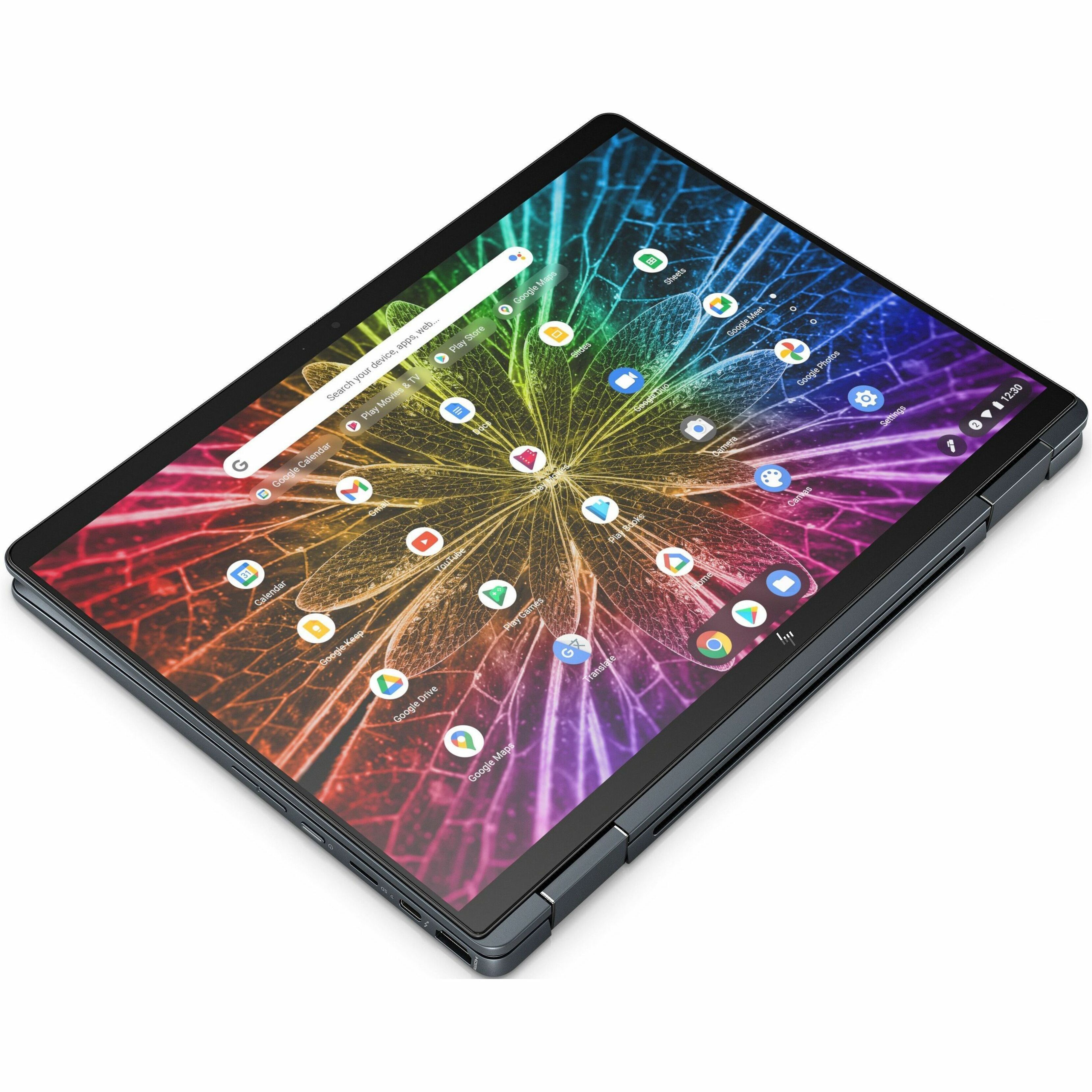 HP Elite Dragonfly Chromebook Enterprise 13.5" Convertible 2 in 1 Chromebook - WUXGA+ - Intel Core i7 12th Gen i7-1265U - vPro Technology - Intel Evo Platform - 16 GB - 256 GB SSD - English Keyboard - Smart Buy - Intel Chip - 1920 x 1280 - ChromeOS - Intel Iris Xe Graphics - In-plane Switching (IPS) Technology, Sure View, BrightView - Front Camera/Webcam - IEEE 802.11ax Wireless LAN Standard — alternate image1