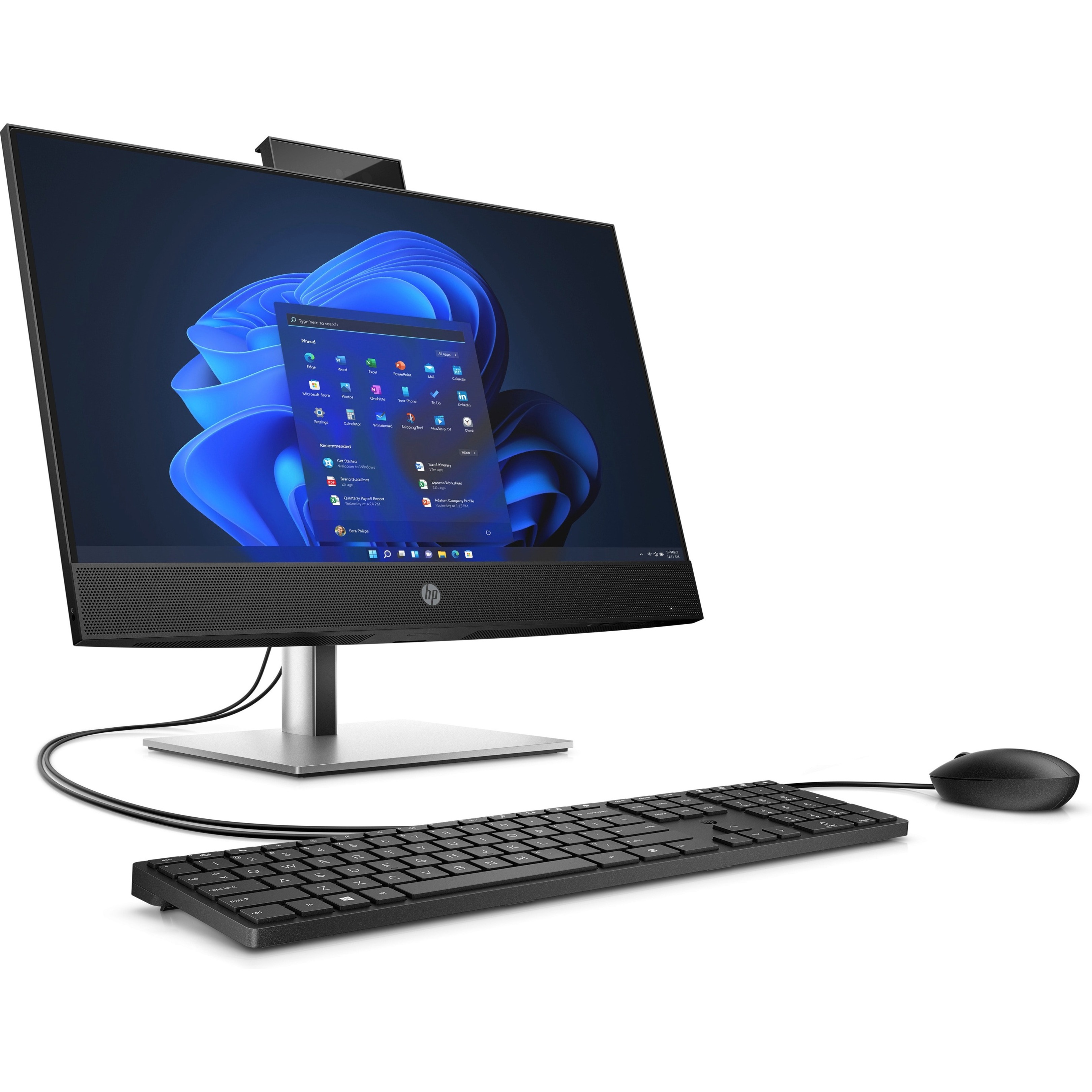 HP ProOne 440 All-in-One Computer - Intel Core i5 12th Gen i5-12500 - 16 GB - 256 GB SSD - 23.8" Full HD - Intel Q670 Chip - 1920 x 1080 - 180 W — alternate image1