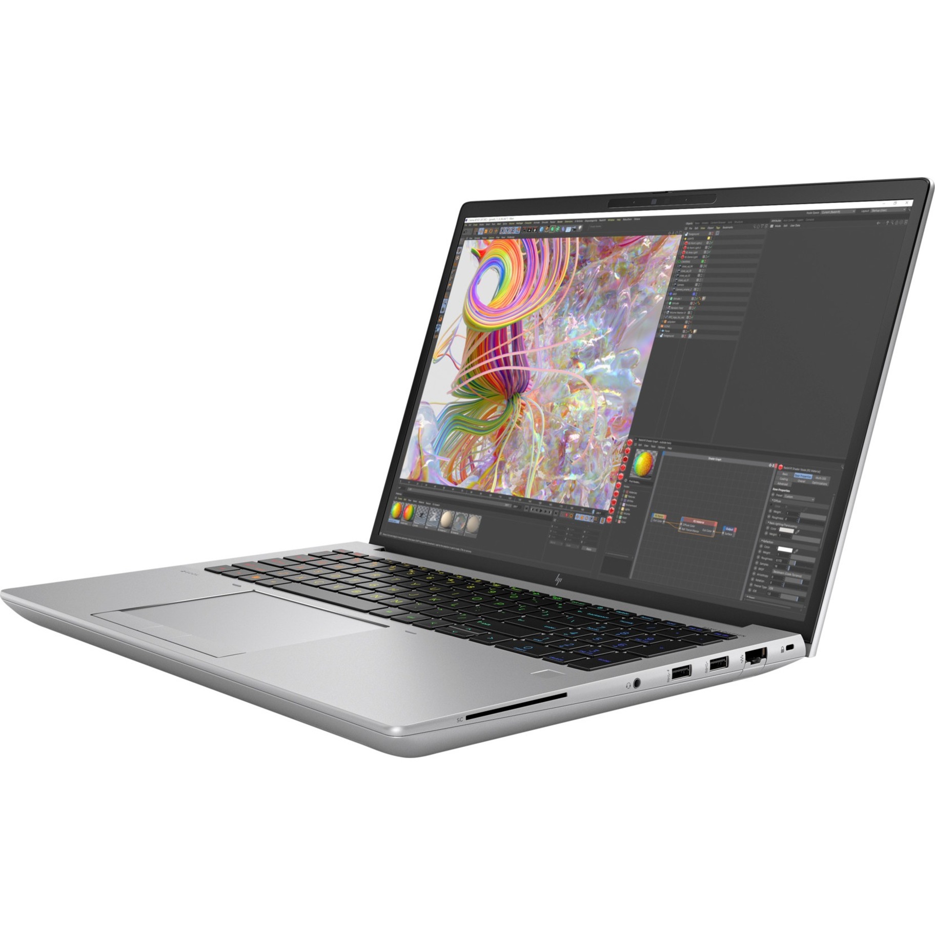 HP ZBook Fury G9 16" Mobile Workstation - Intel Core i7 12th Gen i7-12850HX - 32 GB - 512 GB SSD - Intel WM690 Chip - IEEE 802.11ax Wireless LAN Standard — alternate image1