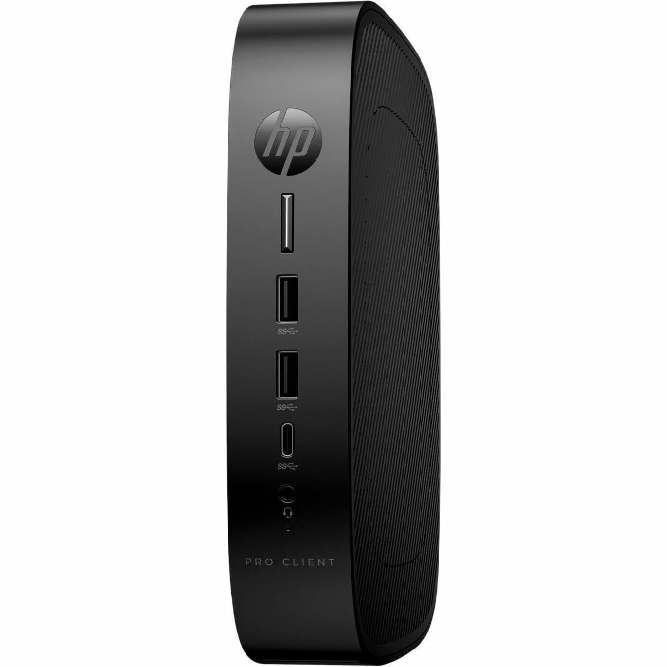 HP Pro t550 Thin Client Celeron J6412 Quad-core (4 Core) 2 GHz - Intel Chip - 8 GB RAM DDR4 SDRAM - 256 GB SSD - Gigabit Ethernet - Windows 10 IoT Enterprise LTSC 2021 - DisplayPort - Network (RJ-45) - 7 Total USB Port(s) - 2 USB 2.0 Port(s) - USB Type-C - 45 W — leftmaximum
