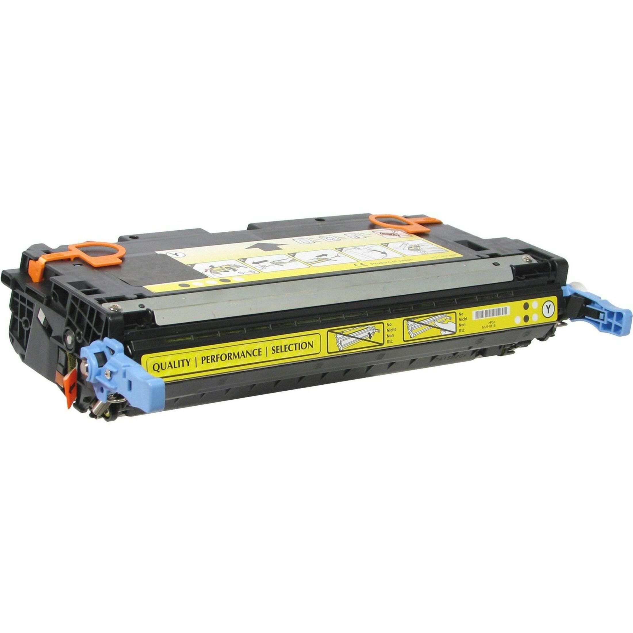 HP 643A (Q5952A) Original Laser Toner Cartridge - Single Pack - Yellow - 1 Each - 10000 Pages — out of package