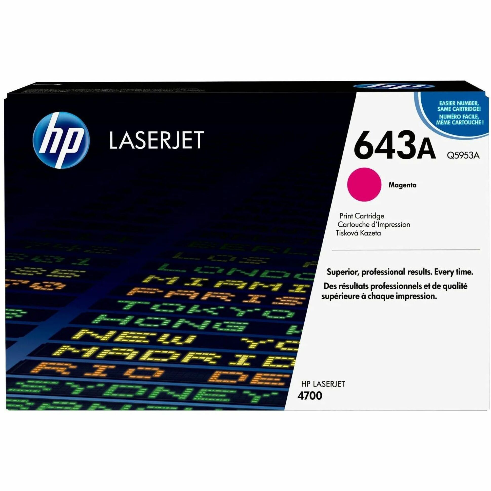 HP 643A (Q5953A) Original Laser Toner Cartridge
