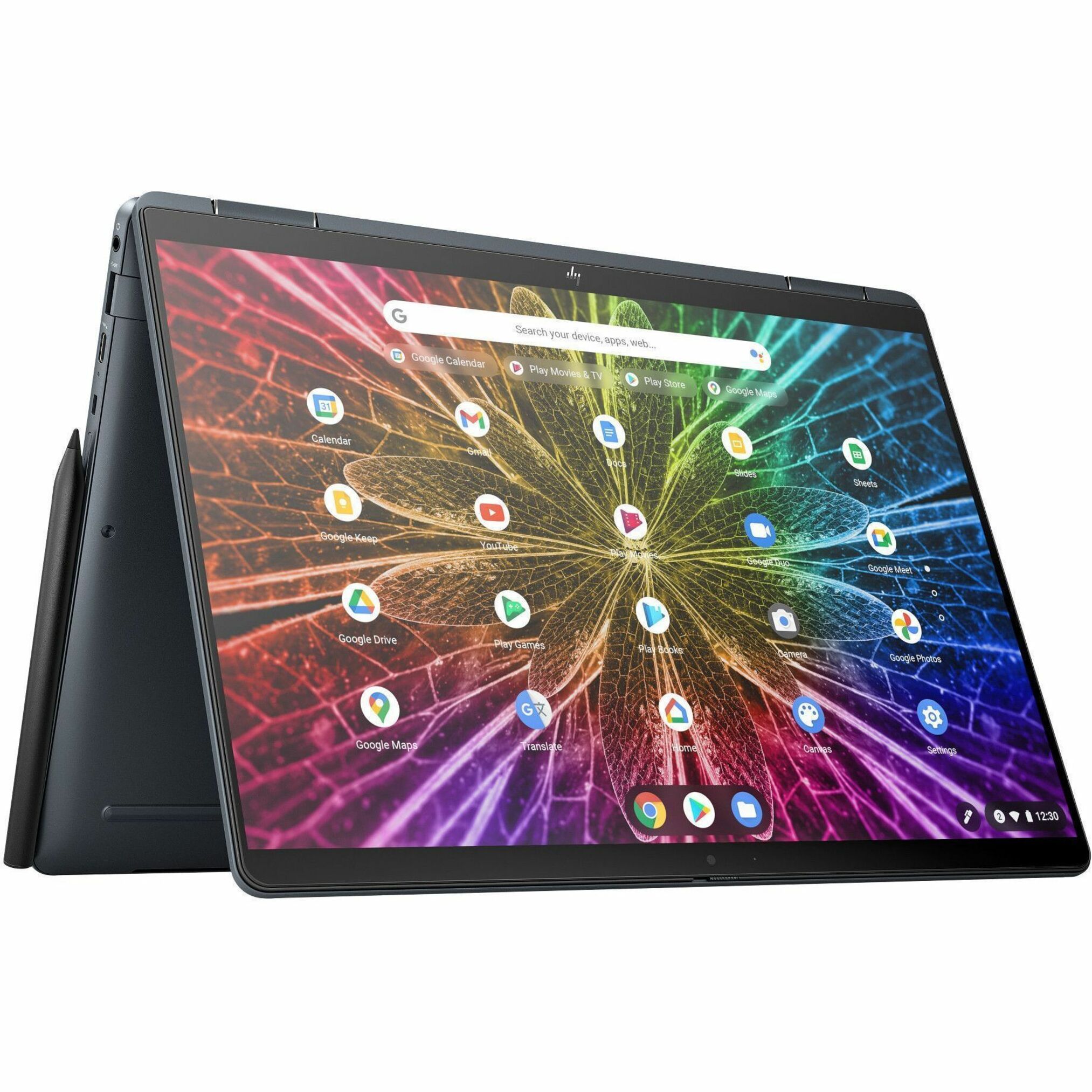 HP Elite Dragonfly 13.5" Touchscreen Convertible 2 in 1 Chromebook - 60 Hz - Intel Core i5 12th Gen i5-1245U - 16 GB - 512 GB SSD - Intel Chip - ChromeOS - Intel Iris Xe Graphics - In-plane Switching (IPS) Technology - IEEE 802.11ax Wireless LAN Standard — alternate image4