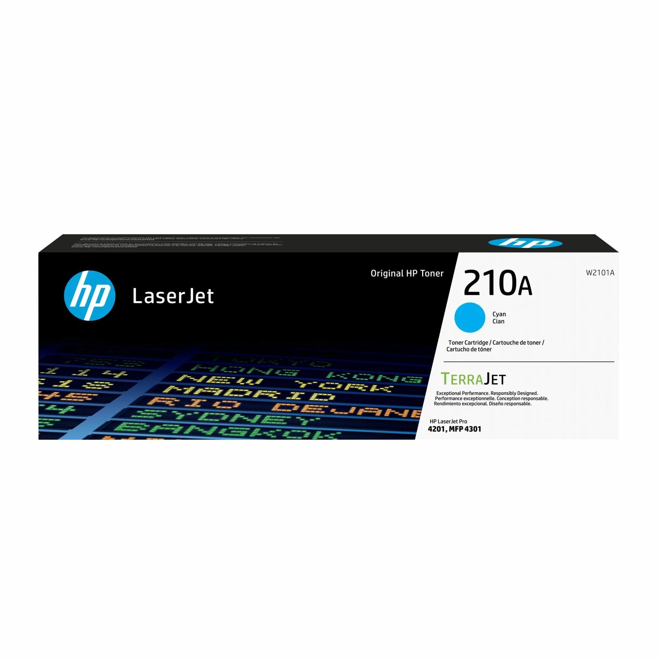 HP 210A Original Laser Toner Cartridge - Cyan - 1 Each - 1800 pages