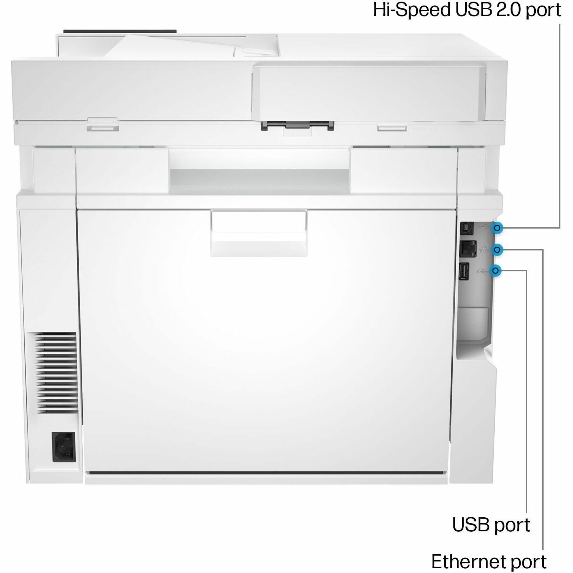 HP LaserJet Pro 4301dw Wireless Laser Multifunction Printer - Color - Copier/Printer/Scanner - 40 ppm Mono/40 ppm Color Print - 600 x 600 dpi Print - Automatic Duplex Print - Up to 50000 Pages Monthly - Color Flatbed Scanner - 600 x 600 dpi Optical Scan - Gigabit Ethernet - Wireless LAN - Wi-Fi Direct, HP Smart App, Apple AirPrint, Mopria - USB - For Plain Paper Print - 1 Each — alternate image1