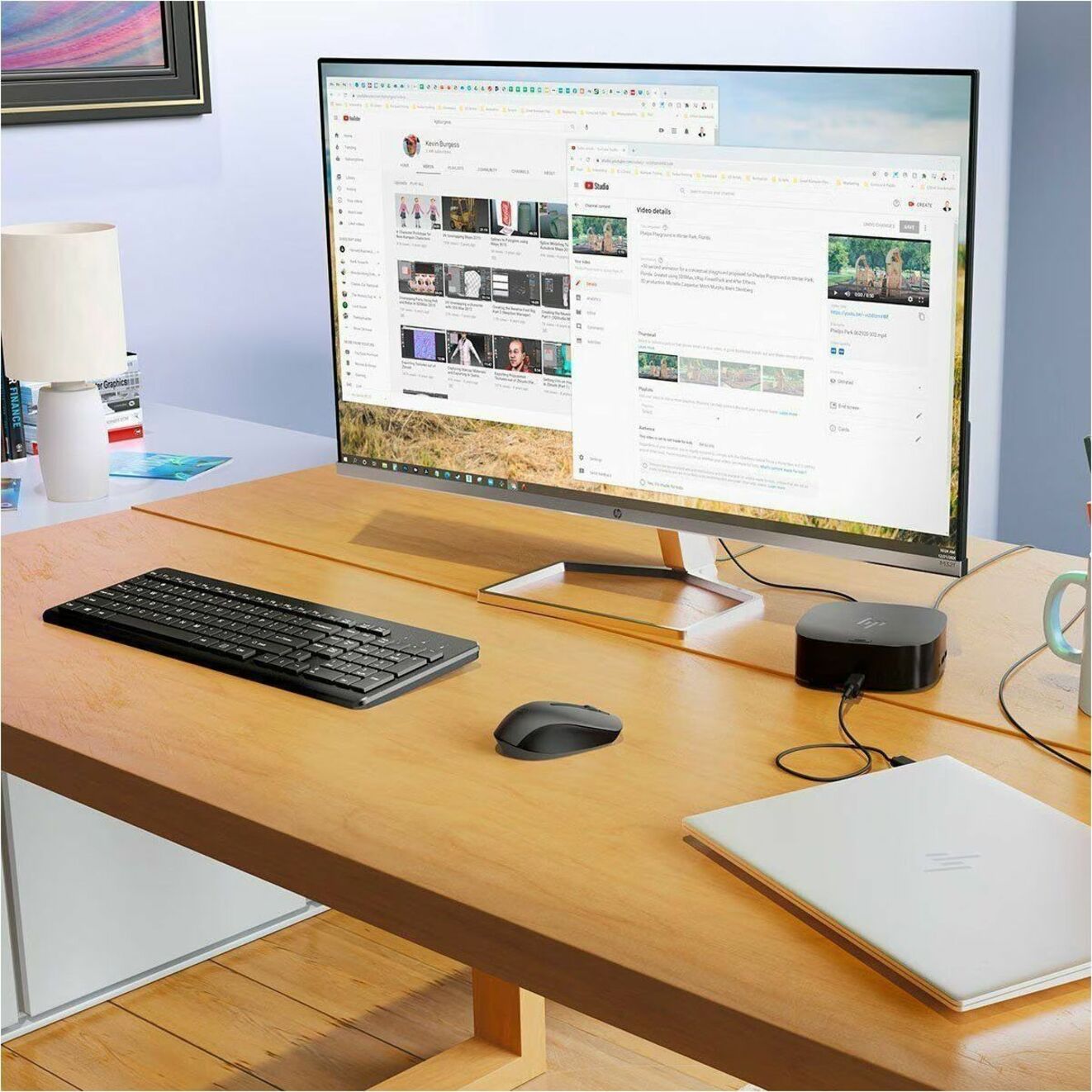 HP 330 Wireless Mouse and Keyboard Combination - USB Type A Plunger Wireless RF 2.40 GHz Keyboard - English (Canada) - USB Type A Wireless RF Mouse - AAA - Compatible with PC — alternate image10