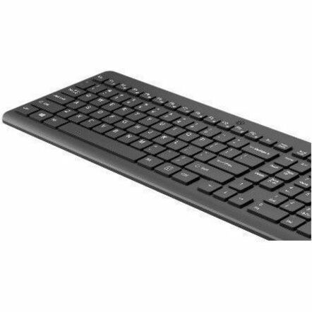 HP 330 Wireless Mouse and Keyboard Combination - USB Type A Plunger Wireless RF 2.40 GHz Keyboard - English (Canada) - USB Type A Wireless RF Mouse - AAA - Compatible with PC — alternate image2