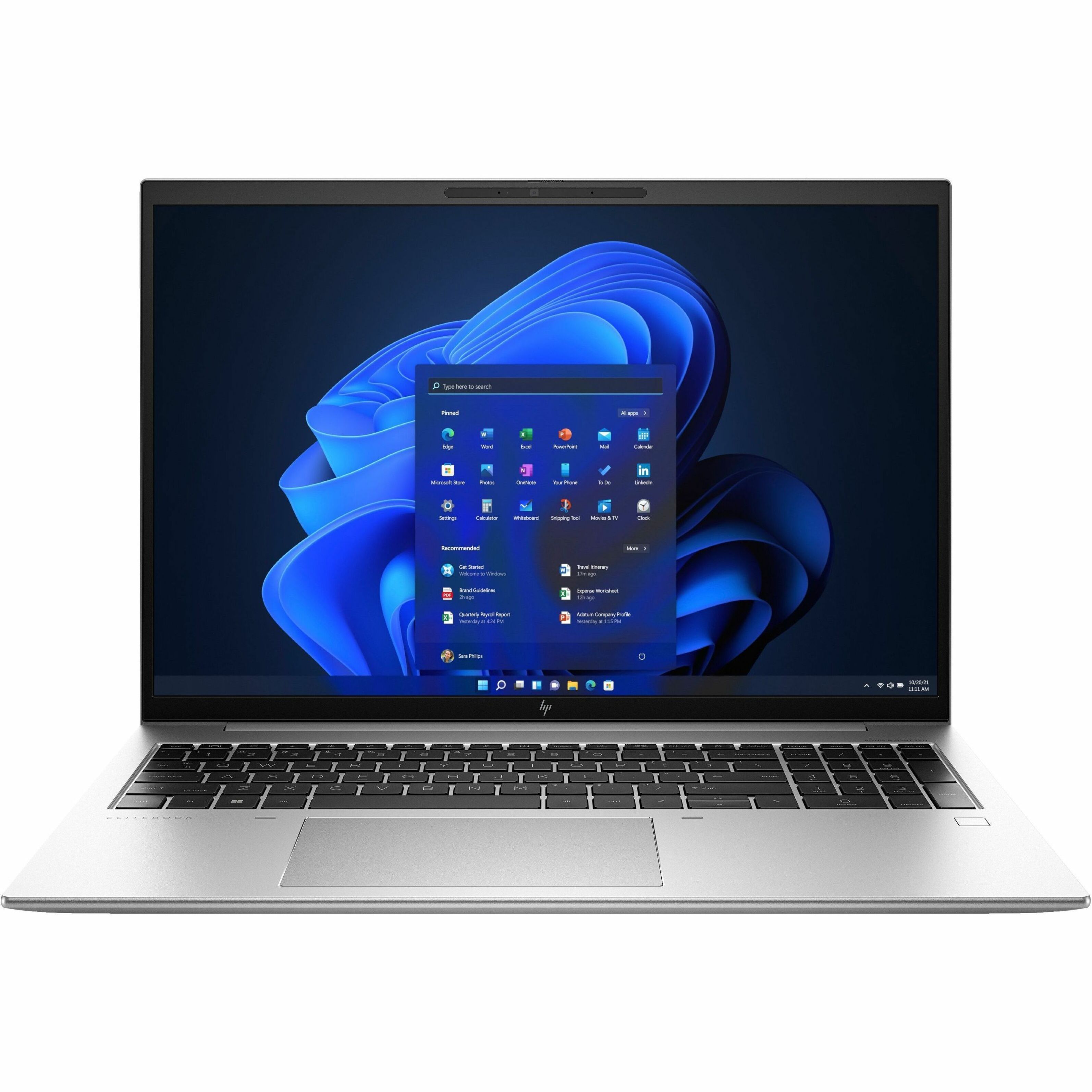 HP EliteBook 865 G9 16" Notebook - WUXGA - AMD Ryzen 5 6600U - 16 GB - 256 GB SSD - AMD Chip - 1920 x 1200 - AMD Radeon Graphics - In-plane Switching (IPS) Technology - IEEE 802.11ax Wireless LAN Standard — frontmaximum
