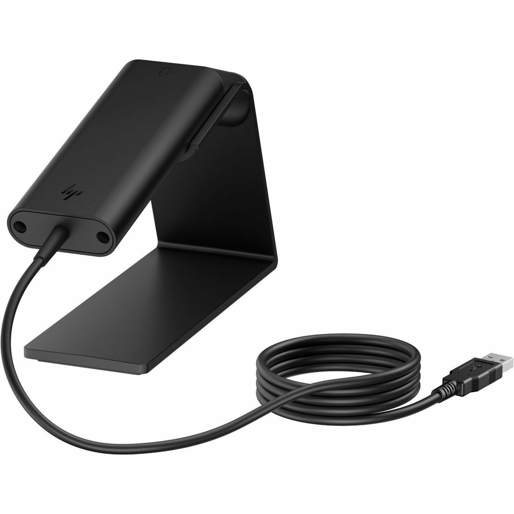 HP Engage 2D G2 Barcode Scanner - Cable Connectivity - 1D, 2D - Imager - USB - Ebony Black - IP42 — rearmaximum