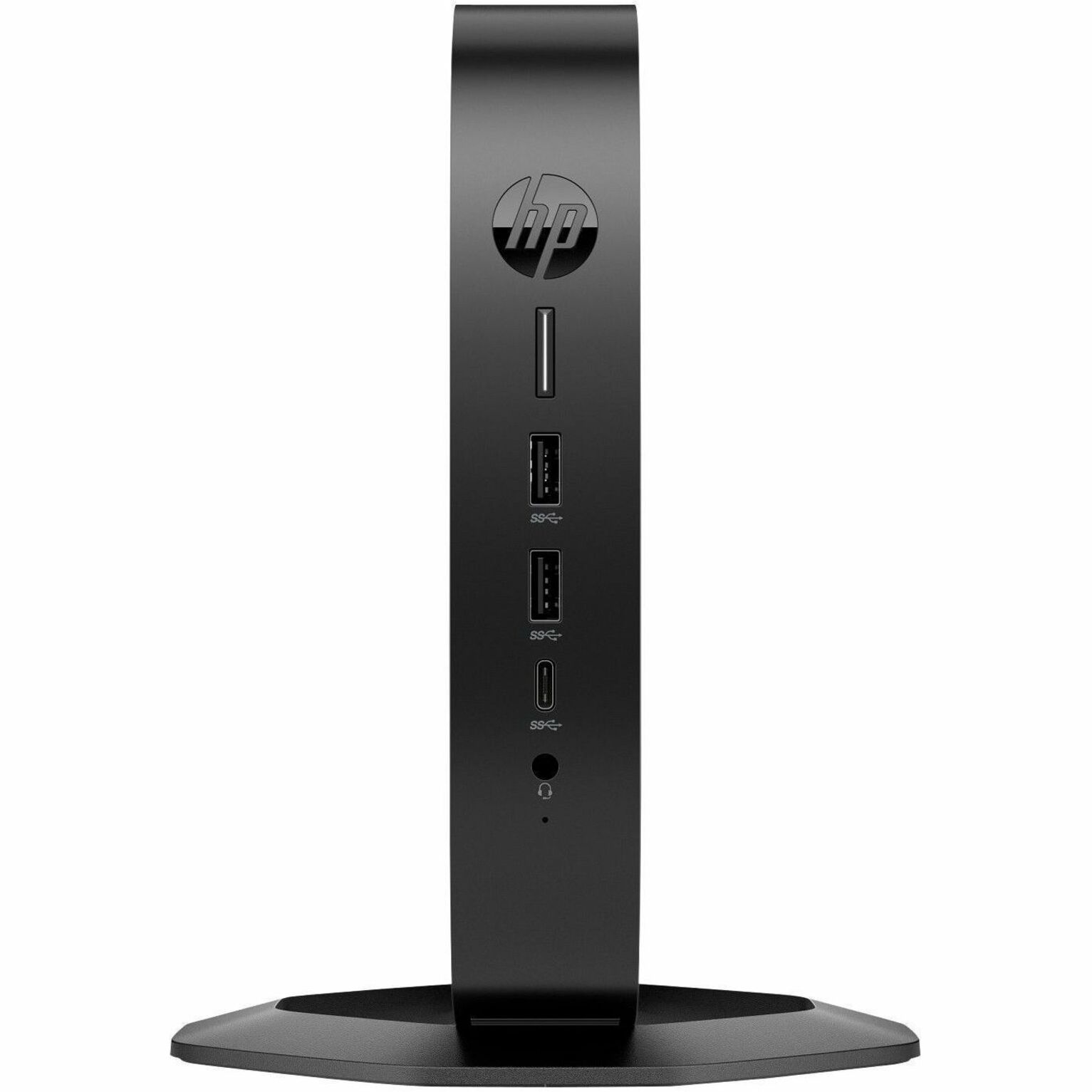 HP Elite t655 Thin Client - AMD Ryzen Embedded R2314 Quad-core (4 Core) 2.10 GHz - TAA Compliant - AMD Chip - 8 GB RAM DDR4 SDRAM - 64 GB Flash - AMD - Gigabit Ethernet - Windows 10 IoT Enterprise - IEEE 802.11ax - Bluetooth 5.3 - DisplayPort - Network (RJ-45) - 7 Total USB Port(s) - 2 USB 2.0 Port(s) - USB Type-C - 45 W — alternate image2