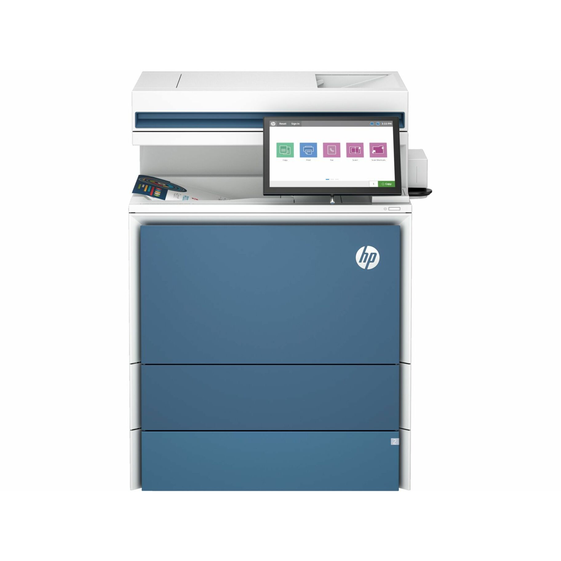 HP LaserJet Enterprise X57945z Laser Multifunction Printer - Color - For Plain Paper Print