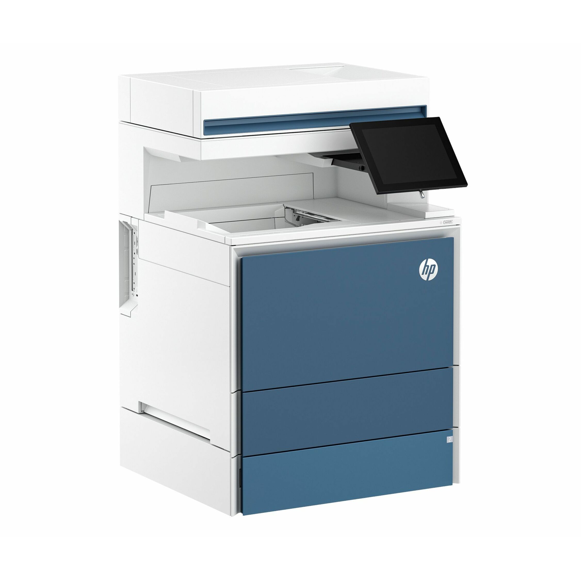 HP LaserJet Enterprise X677dn Wired Laser Multifunction Printer - Color - Copier/Printer/Scanner - 1200 x 1200 dpi Print - Automatic Duplex Print - Up to 180000 Pages Monthly - Color Flatbed Scanner - 600 dpi Optical Scan - Gigabit Ethernet - USB - For Plain Paper Print
