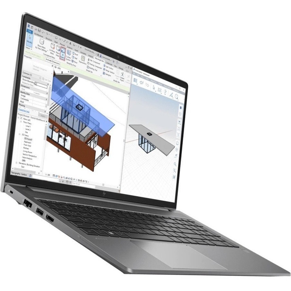 HP ZBook Power G9 15.6" Mobile Workstation - Full HD - 60 Hz - Intel Core i5 12th Gen i5-12600H - vPro Technology - 8 GB - 256 GB SSD - Refurbished - Intel Chip - 1920 x 1080 - Eyesafe, In-plane Switching (IPS) Technology - Front Camera/Webcam - 18 Hours Battery Run Time - IEEE 802.11ax Wireless LAN Standard — alternate image2