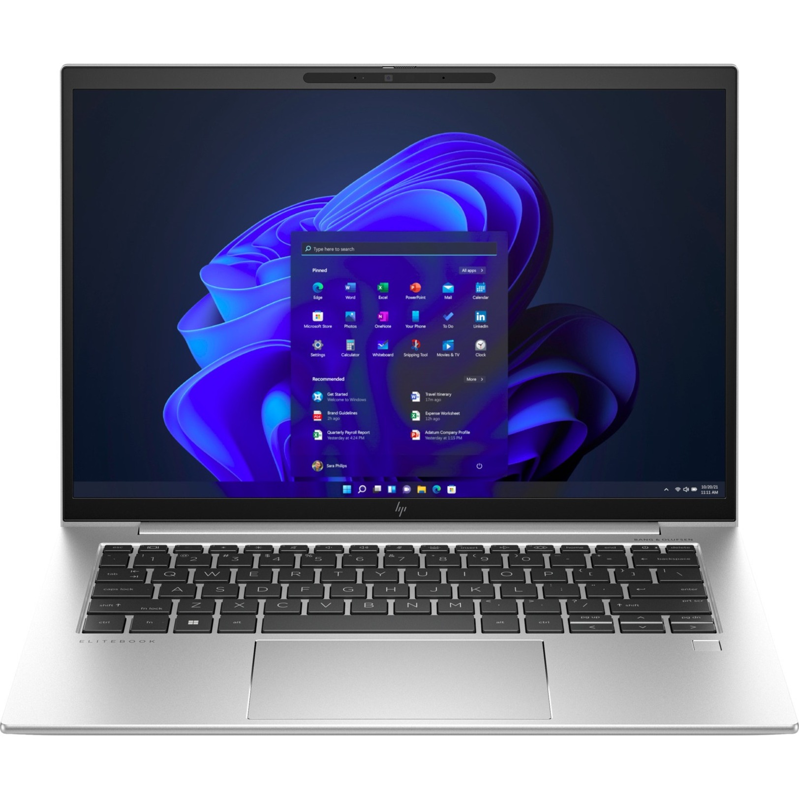 HP EliteBook 840 G10 14" Notebook - WQXGA - 120 Hz - Intel Core i7 13th Gen i7-1370P - Intel Evo Platform - 16 GB - 256 GB SSD - Intel Chip - 2560 x 1600 - Intel Iris Xe Graphics - In-plane Switching (IPS) Technology - IEEE 802.11ax Wireless LAN Standard — front