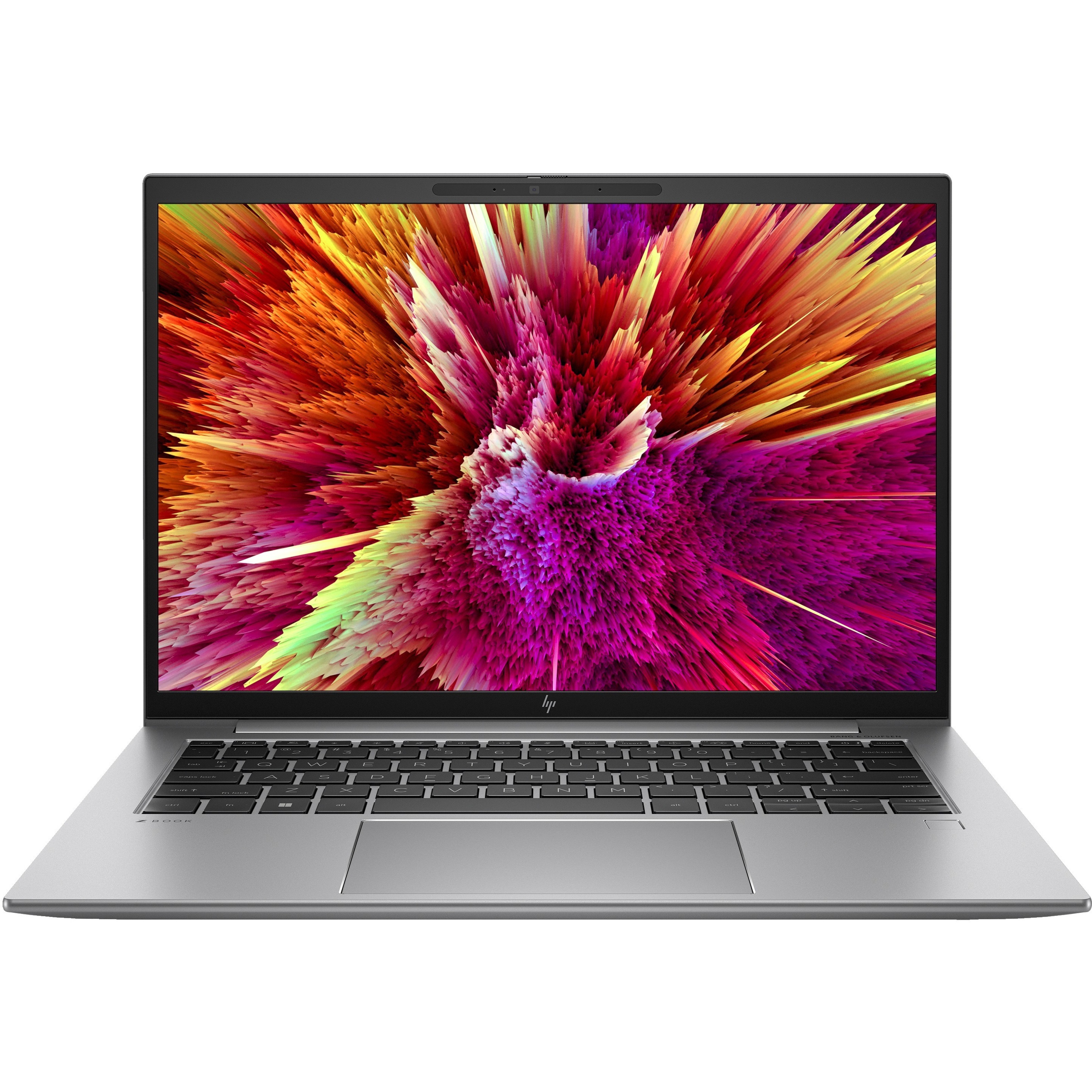 HP ZBook Firefly G10 16" Mobile Workstation - WUXGA - Intel Core i7 13th Gen i7-1360P - 32 GB - 512 GB SSD - Silver - Intel Chip - 1920 x 1200 - Windows 11 Pro - Intel Iris Xe Graphics - In-plane Switching (IPS) Technology - Front Camera/Webcam - IEEE 802.11ax Wireless LAN Standard — frontmaximum