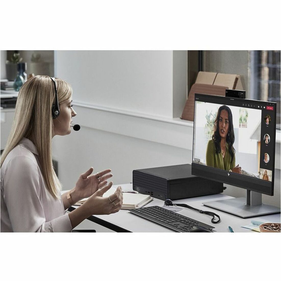HP Pro 280 G9 Desktop Computer - Intel Core i5 12th Gen i5-12500 - vPro Technology - 8 GB - 512 GB PCI Express NVMe SSD - Small Form Factor - Intel H670 Chip - Windows 11 Pro - Intel UHD Graphics 750 DDR4 SDRAM - Spanish Keyboard - IEEE 802.11ac Wireless LAN - 180 W — alternate image1