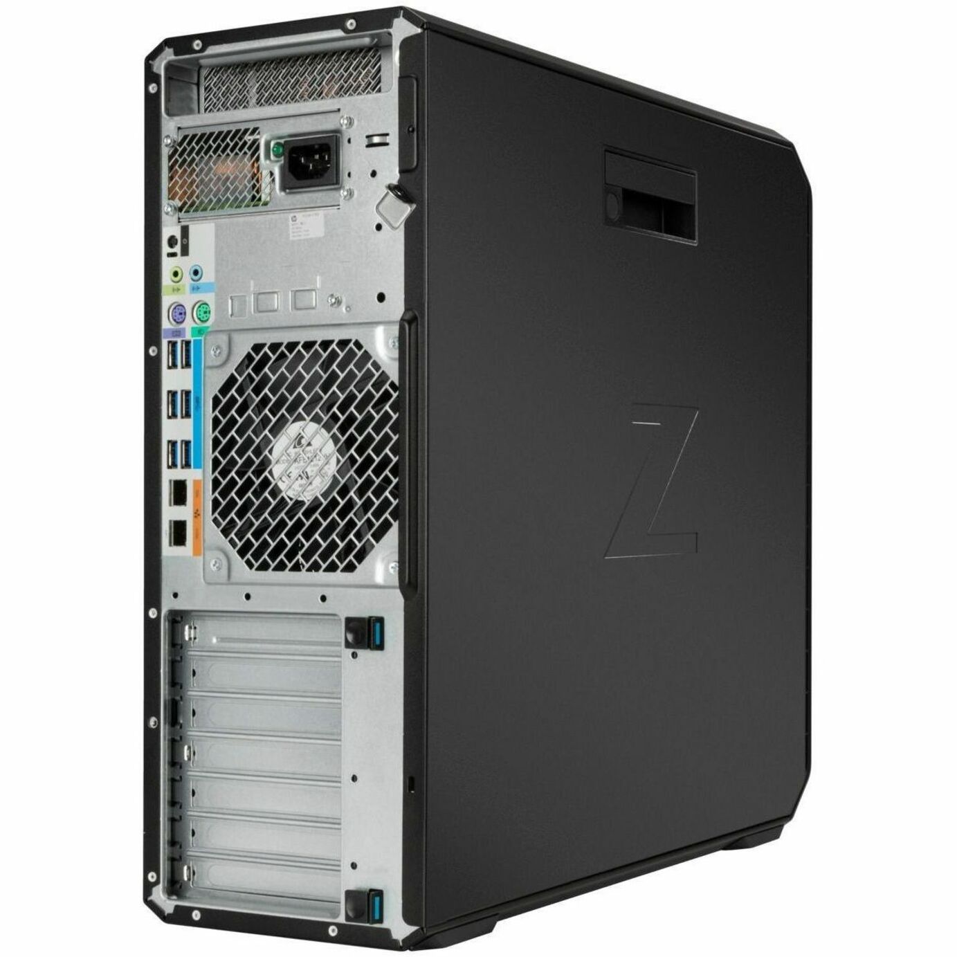 HP Z6 G4 Workstation - Xeon Bronze 3204 - 64 GB - 1 TB HDD - Tower - Intel C622 Chip - Windows 11 Pro - 6 GB Graphics - Serial ATA/600 Controller - 0, 1, 5, 10 RAID Levels - Gigabit Ethernet — rear