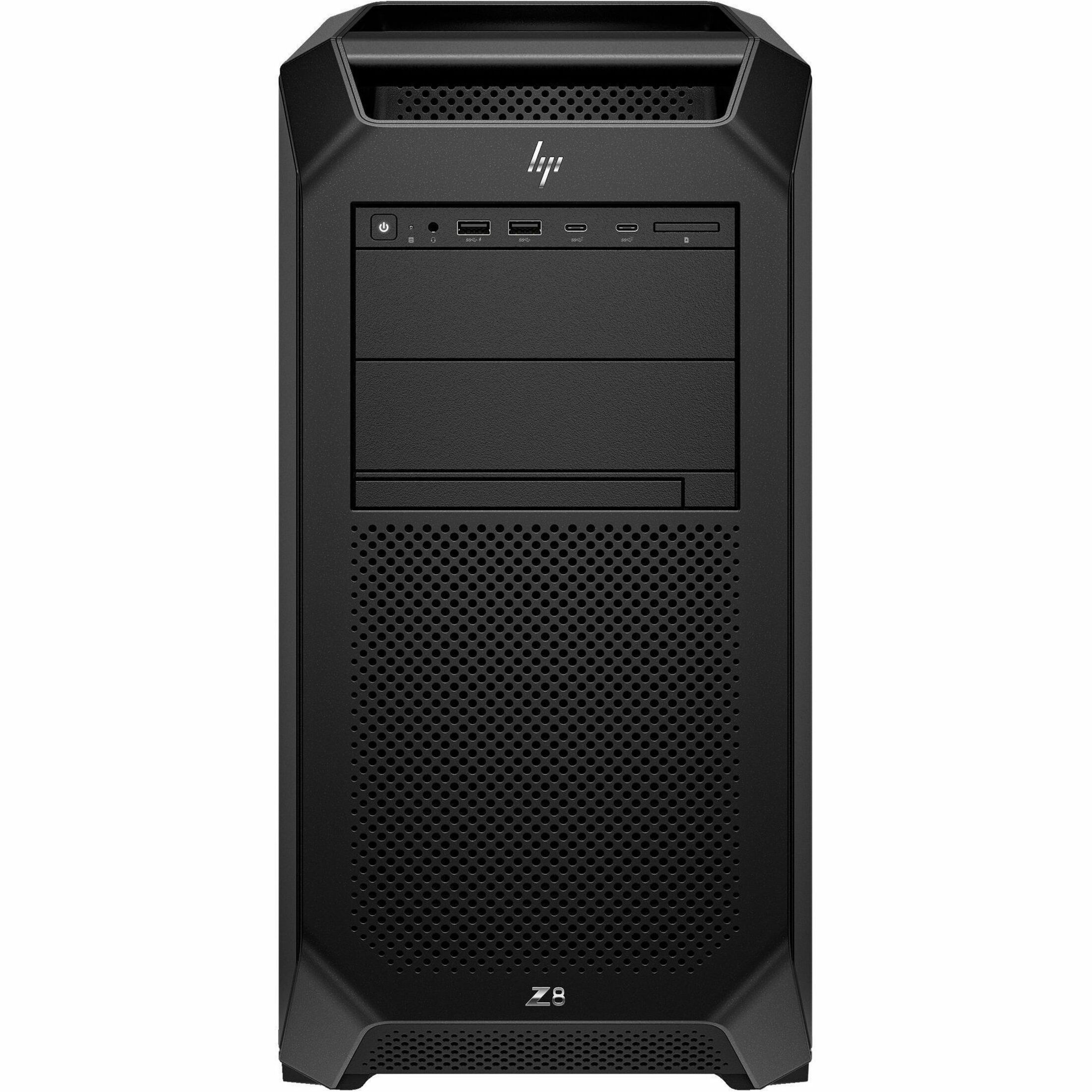 HP Z8 Fury G5 Workstation - 1 Xeon w7-3465X - 128 GB - Tower - Black - Intel W790 Chip - Serial ATA/600 Controller - 0, 1 RAID Levels - Gigabit Ethernet — frontmaximum