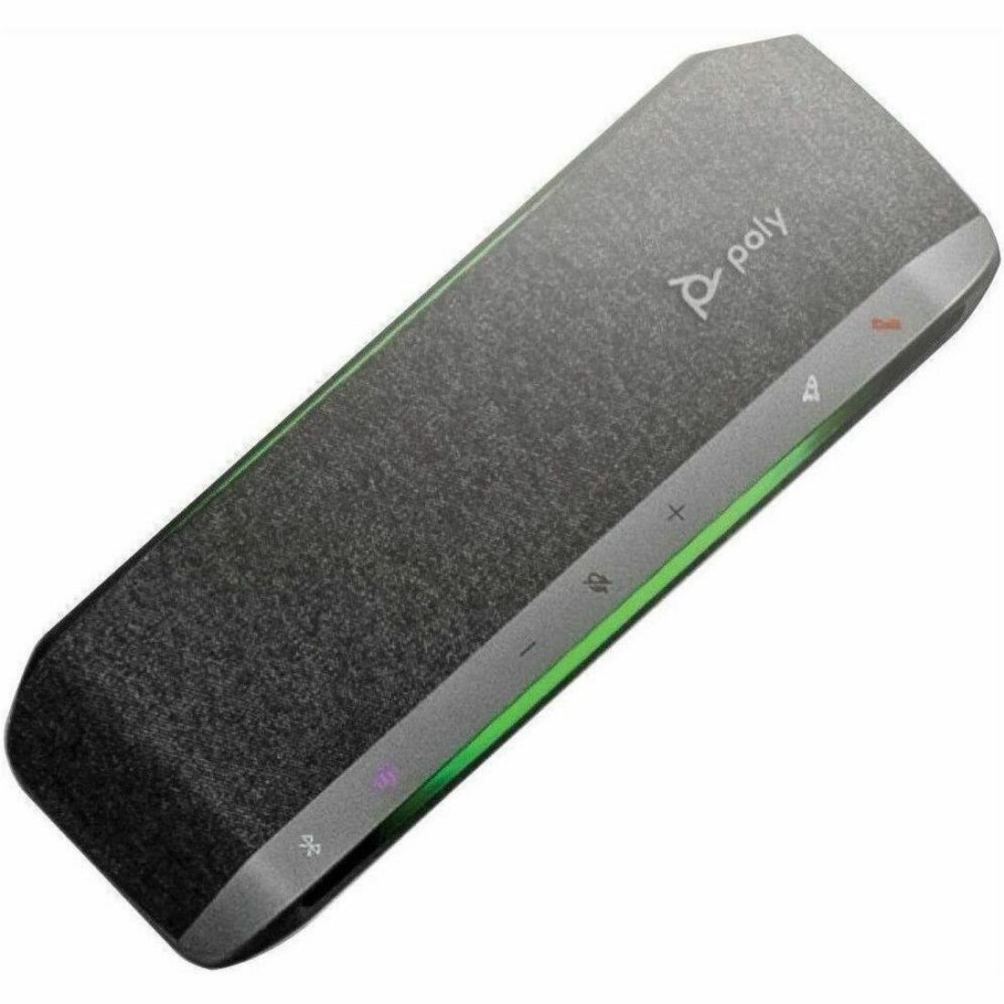 Poly Sync 40+ Speakerphone - Wired/Wireless Bluetooth - Microsoft Teams - 3 x Bi-directional Microphone(s) - 50 mm Speaker(s) - Silver — alternate image3