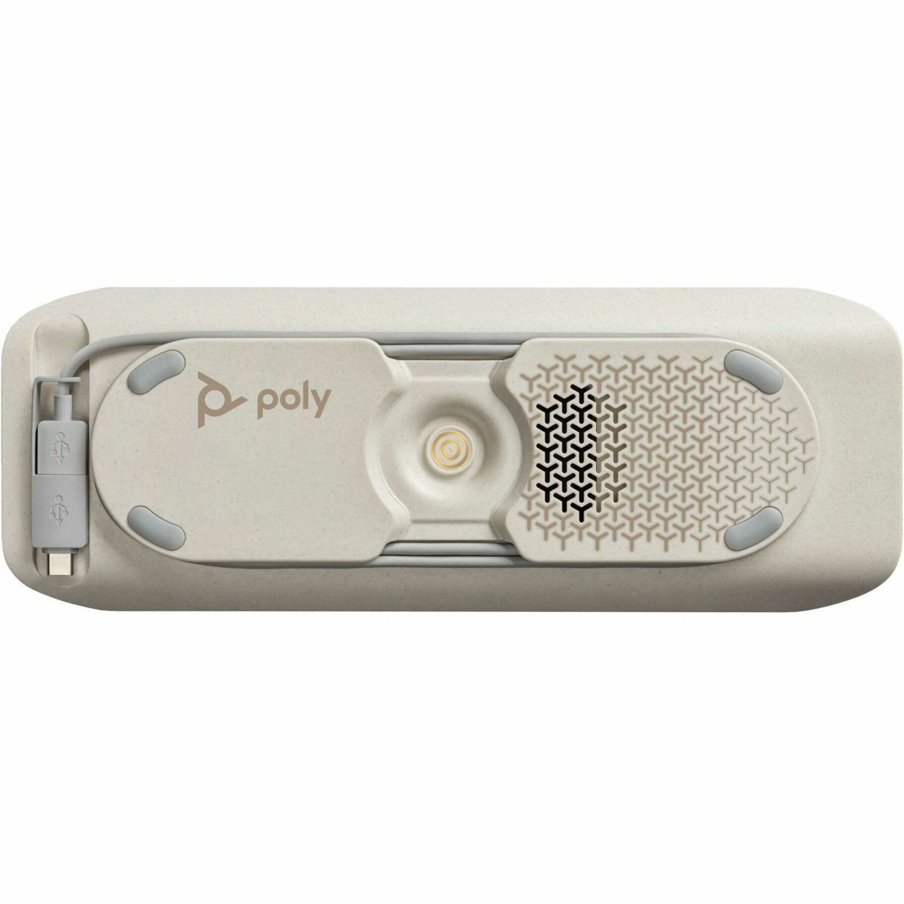 Poly Poly Sync 40+ Speakerphone - USB - Microphone - Battery - Silver - 1 — alternate image4