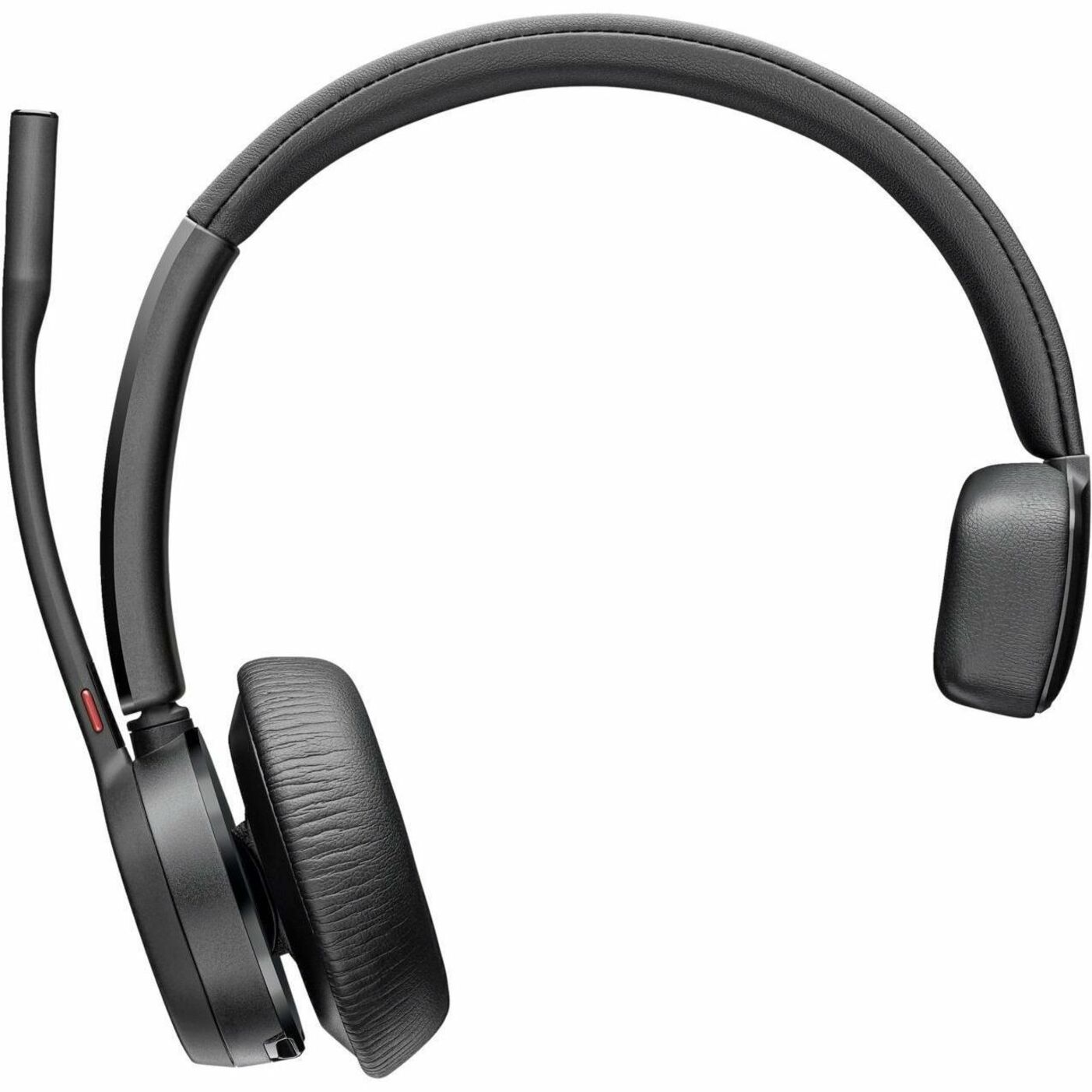 Poly Voyager 4310 Microsoft Teams Certified USB-A Headset + BT700 Dongle - Microsoft Teams Certification - Google Assistant, Siri - Mono - USB Type A - Wired/Wireless - Bluetooth - 298.6 ft - 20 Hz to 20 kHz - Over-the-head, On-ear - Monaural - Supra-aural - 4.92 ft Cable - Electret Condenser, MEMS Technology, Noise Cancelling Microphone - Noise Canceling - Black — rightmaximum