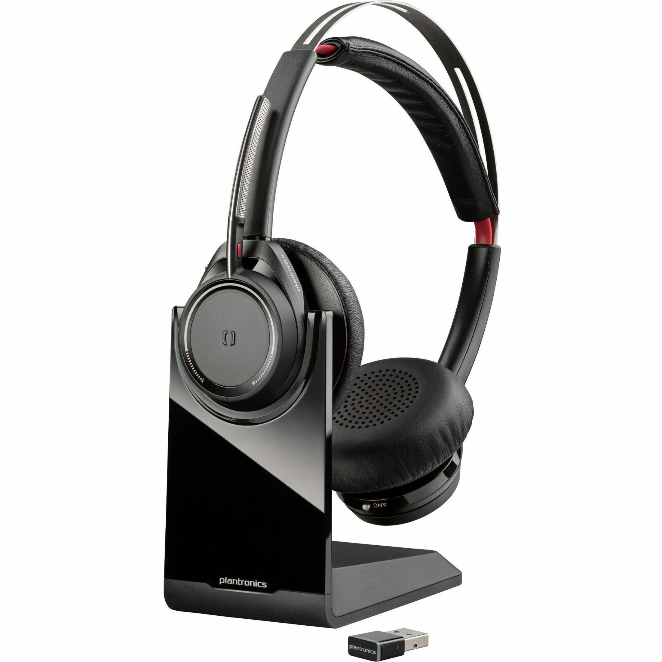 Poly Voyager Focus B825 USB-A Headset + Charging Stand